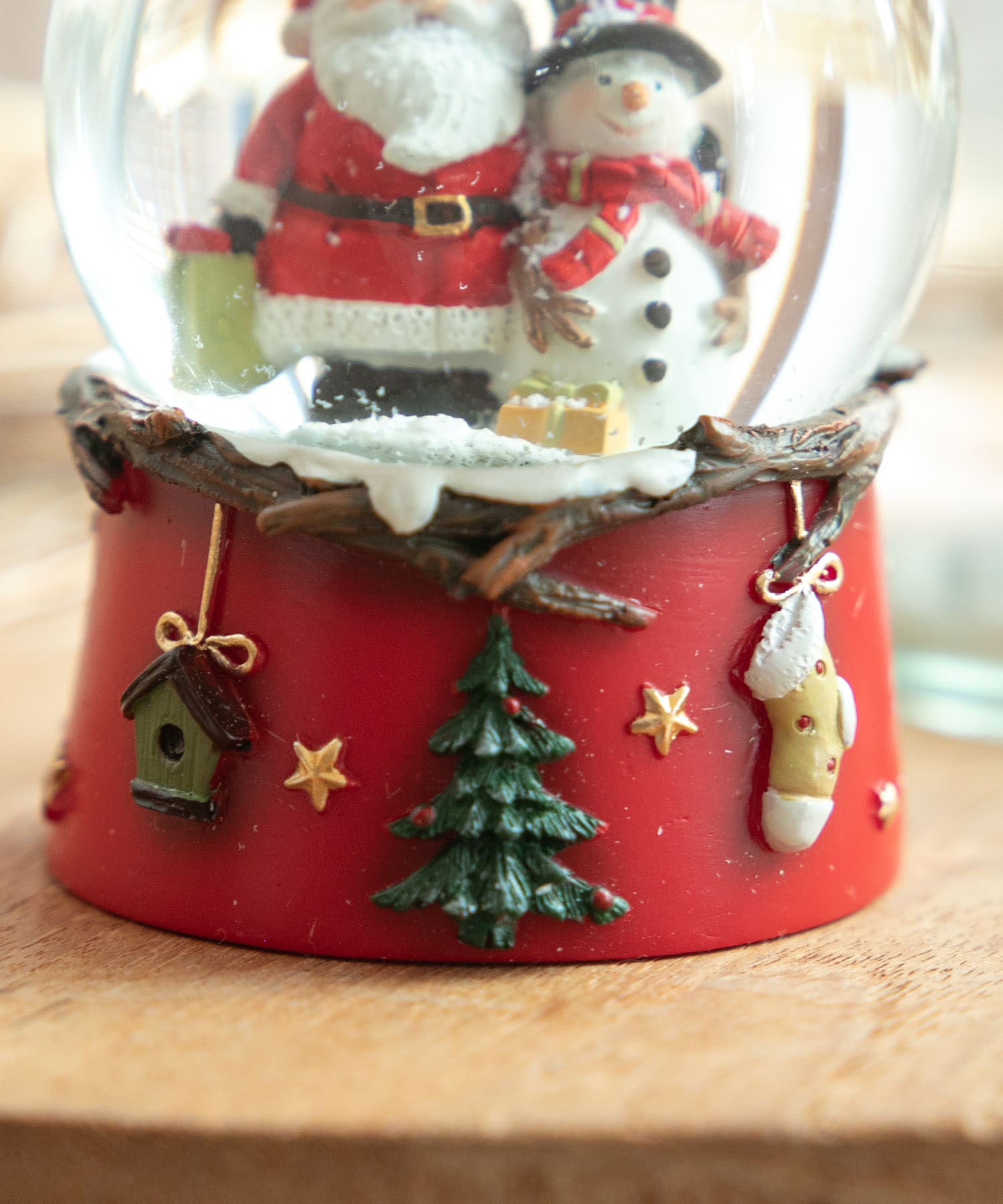 WEB/一部店舗限定』Mark's スノードーム M (サンタ・スノーマン)(M