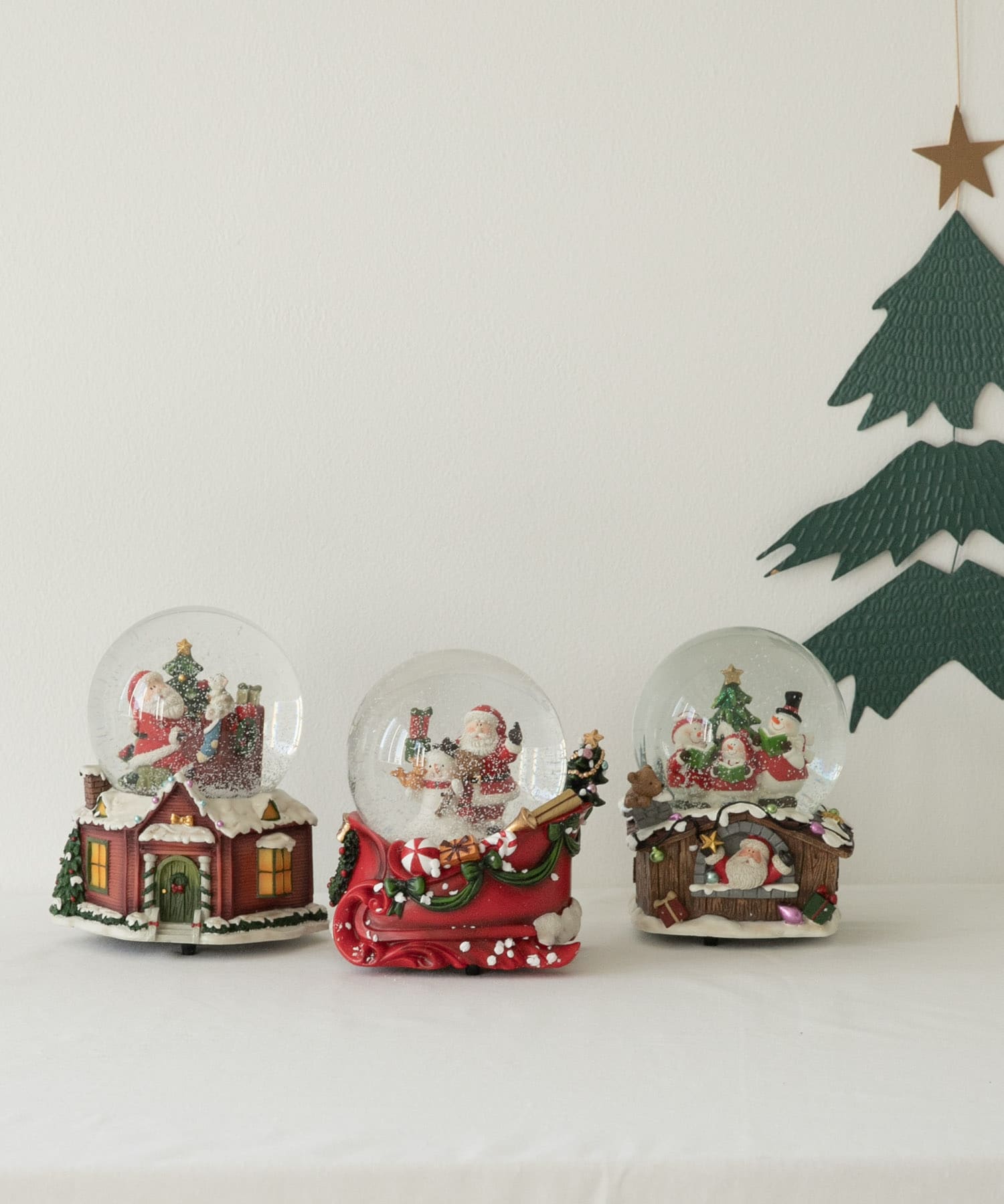 WEB/一部店舗限定』Mark's スノードーム オルゴール (サンタ