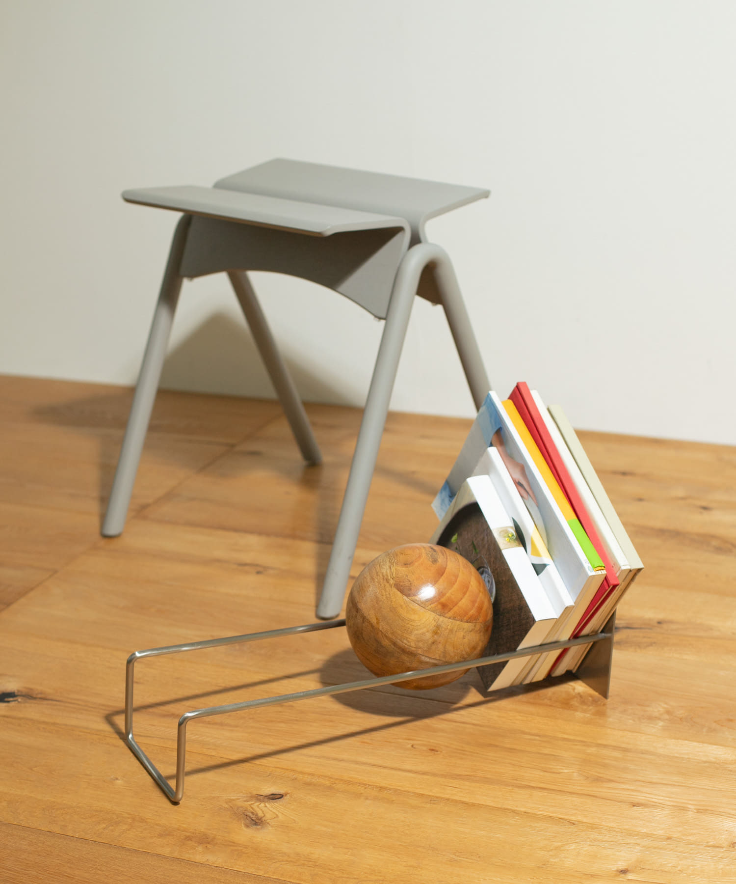 『WEB限定』DETAIL　SLOPE BOOKEND シルバー シルバー -