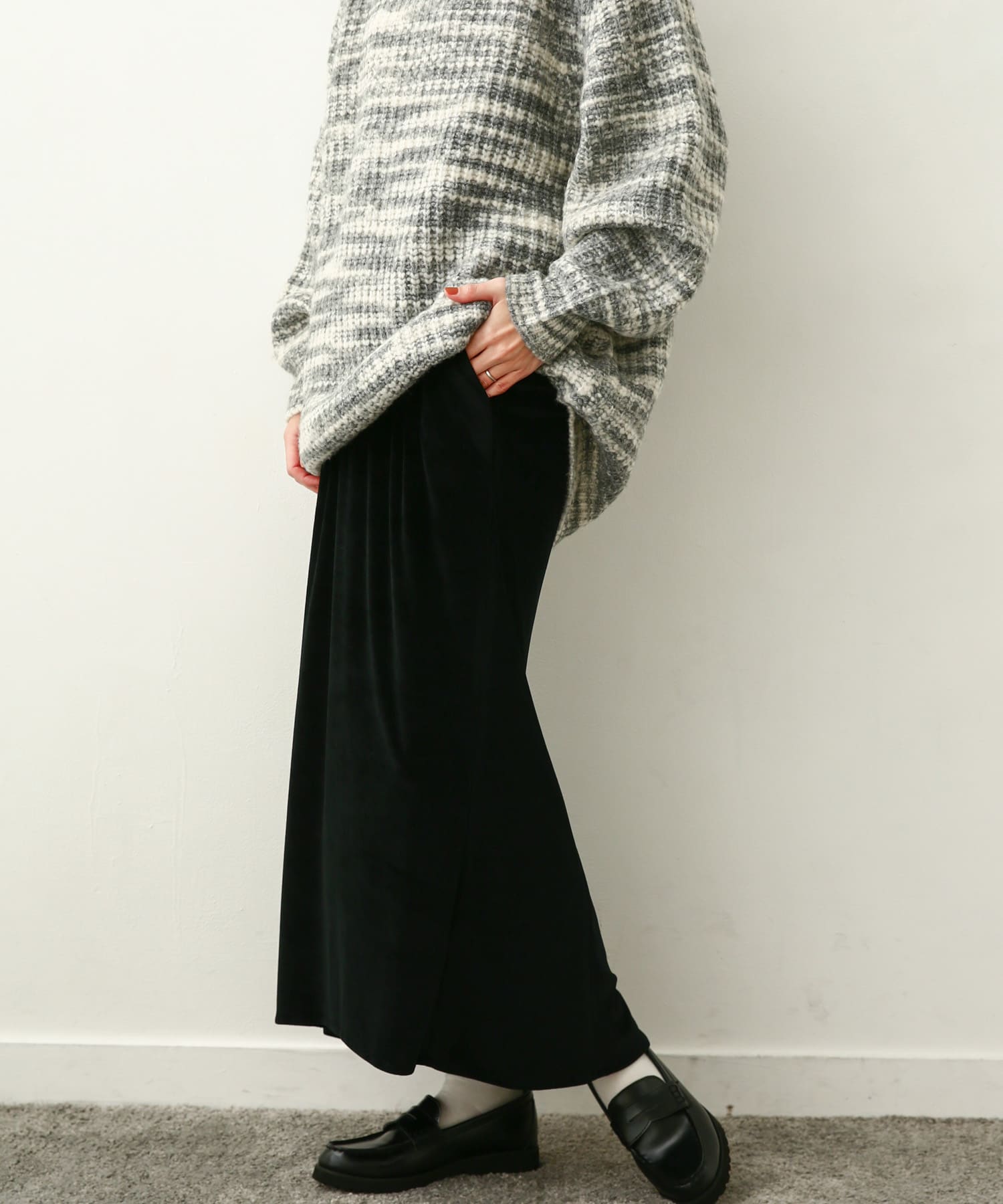 身長：162cm サイズ：one