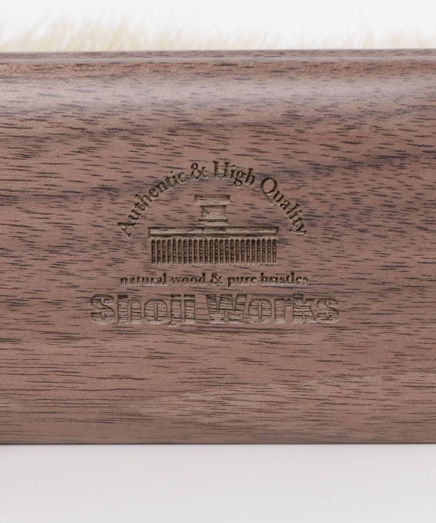 『WEB/一部店舗限定』Shoji Works　四角い馬毛の洋服ブラシ - -