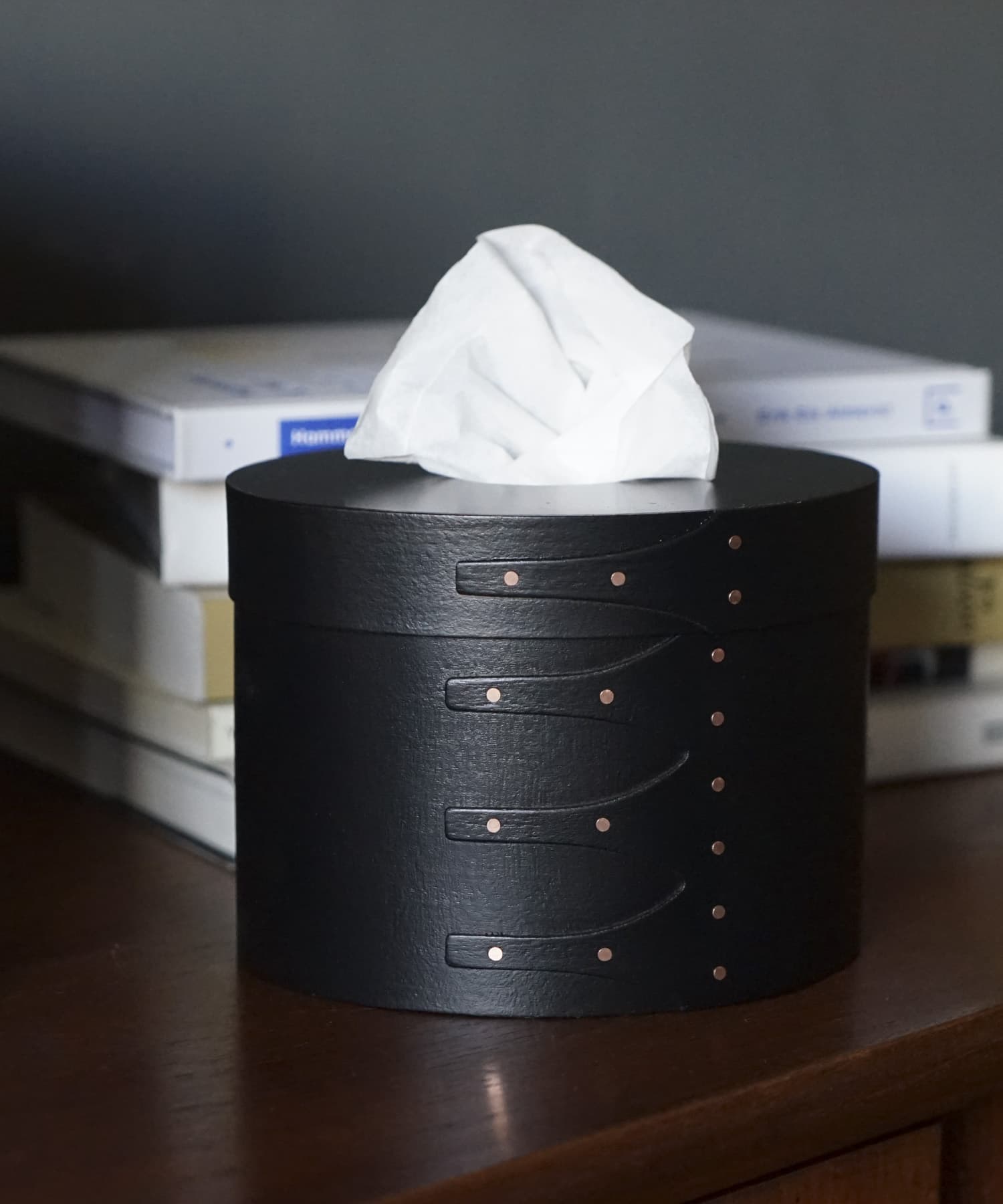 『WEB限定』AXCIS　シェーカーティッシュボックス ブラック ブラック -