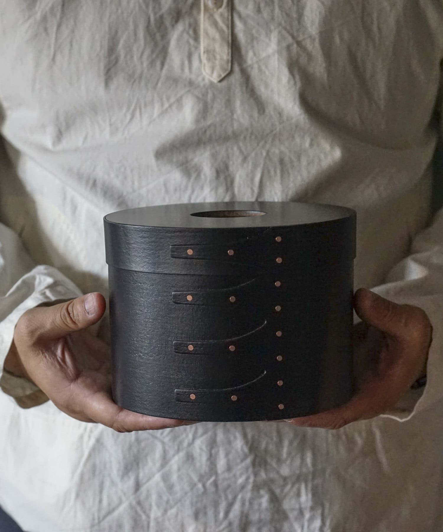 『WEB限定』AXCIS　シェーカーティッシュボックス ブラック ブラック -