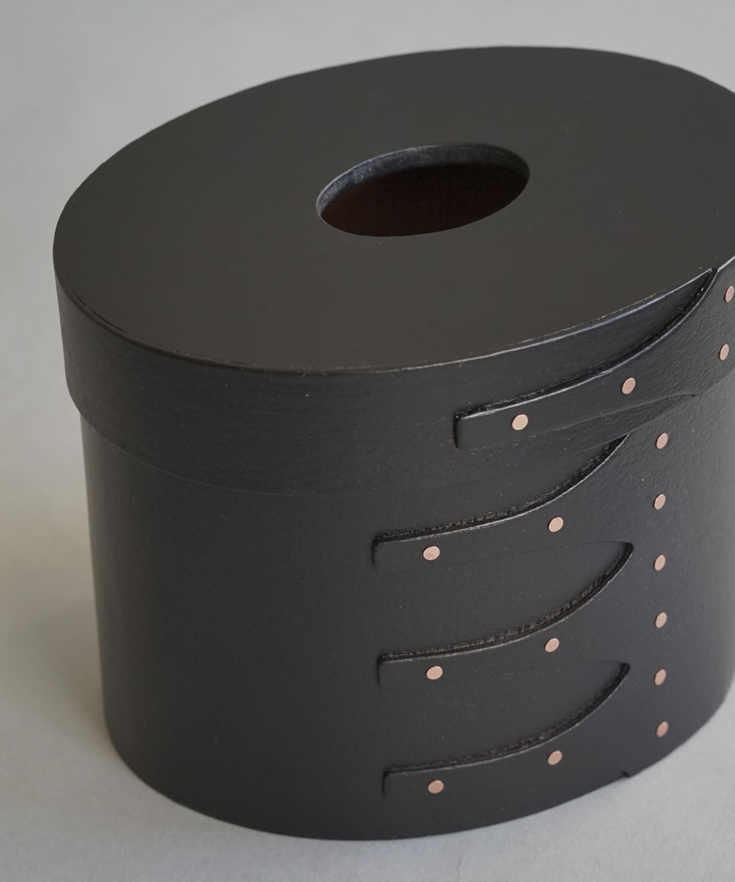 『WEB限定』AXCIS　シェーカーティッシュボックス ブラック ブラック -