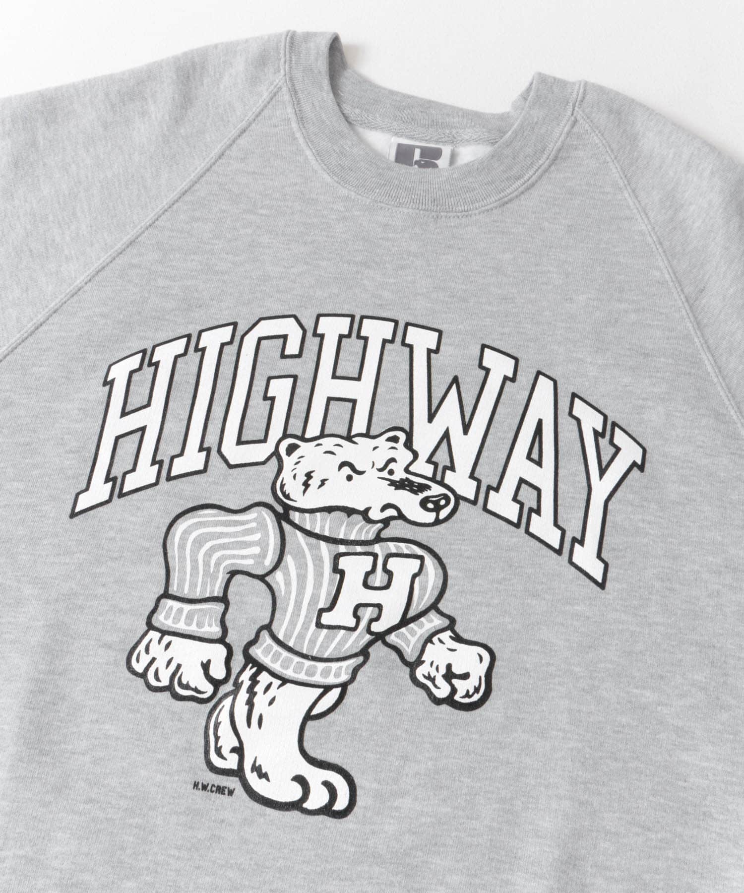 HIGHWAY　Sweat Shirts Gray XL
