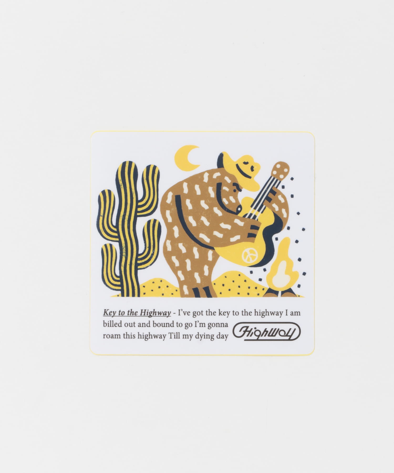 『WEB限定』HIGHWAY　key to the HIGHWAY sticker