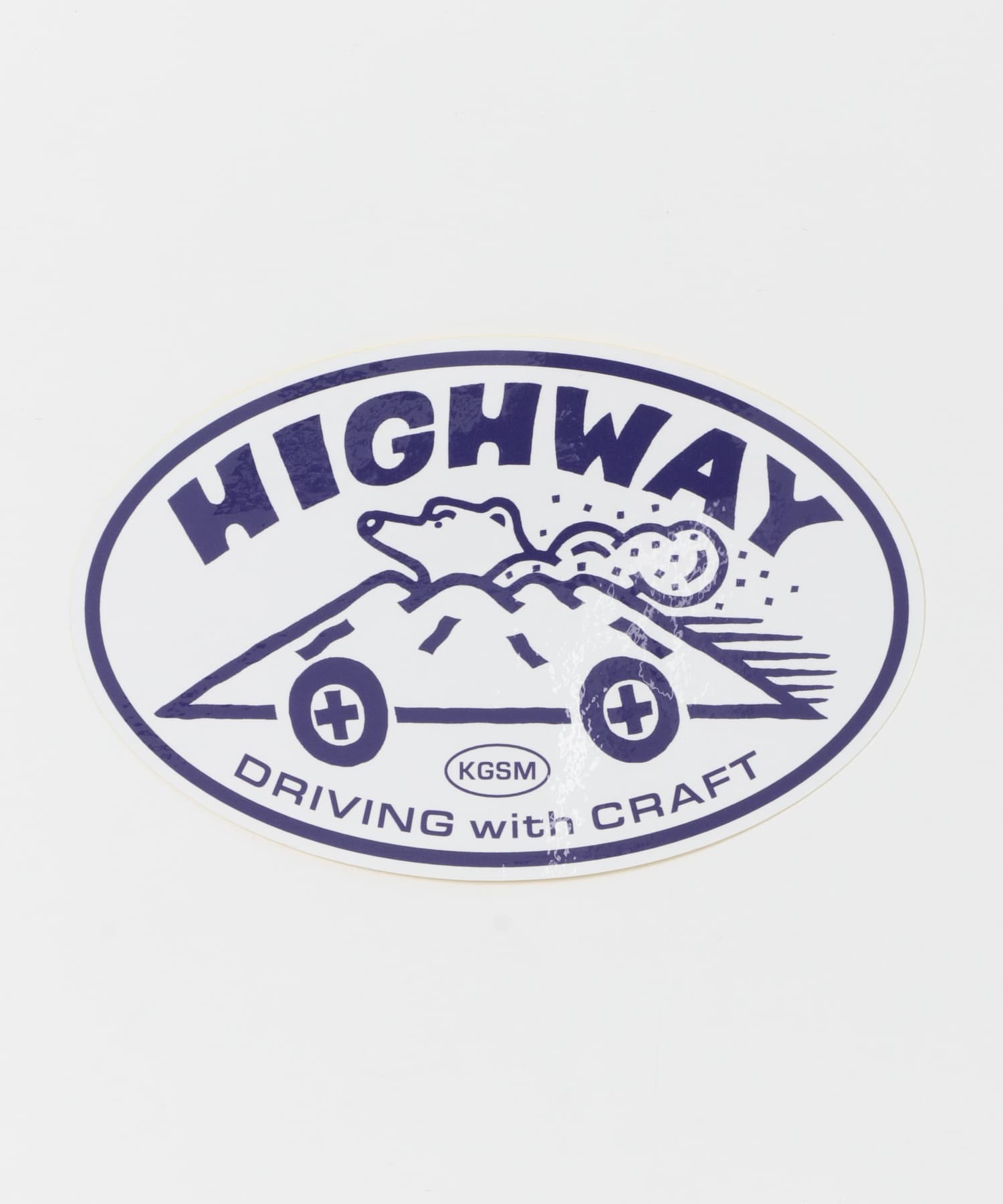 『WEB限定』HIGHWAY　BEAR sticker