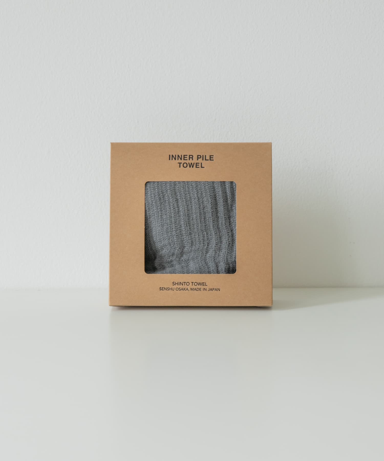 『WEB限定』SHINTO TOWEL　インナーパイルミニ プレゼントパッケージ Charcoal -