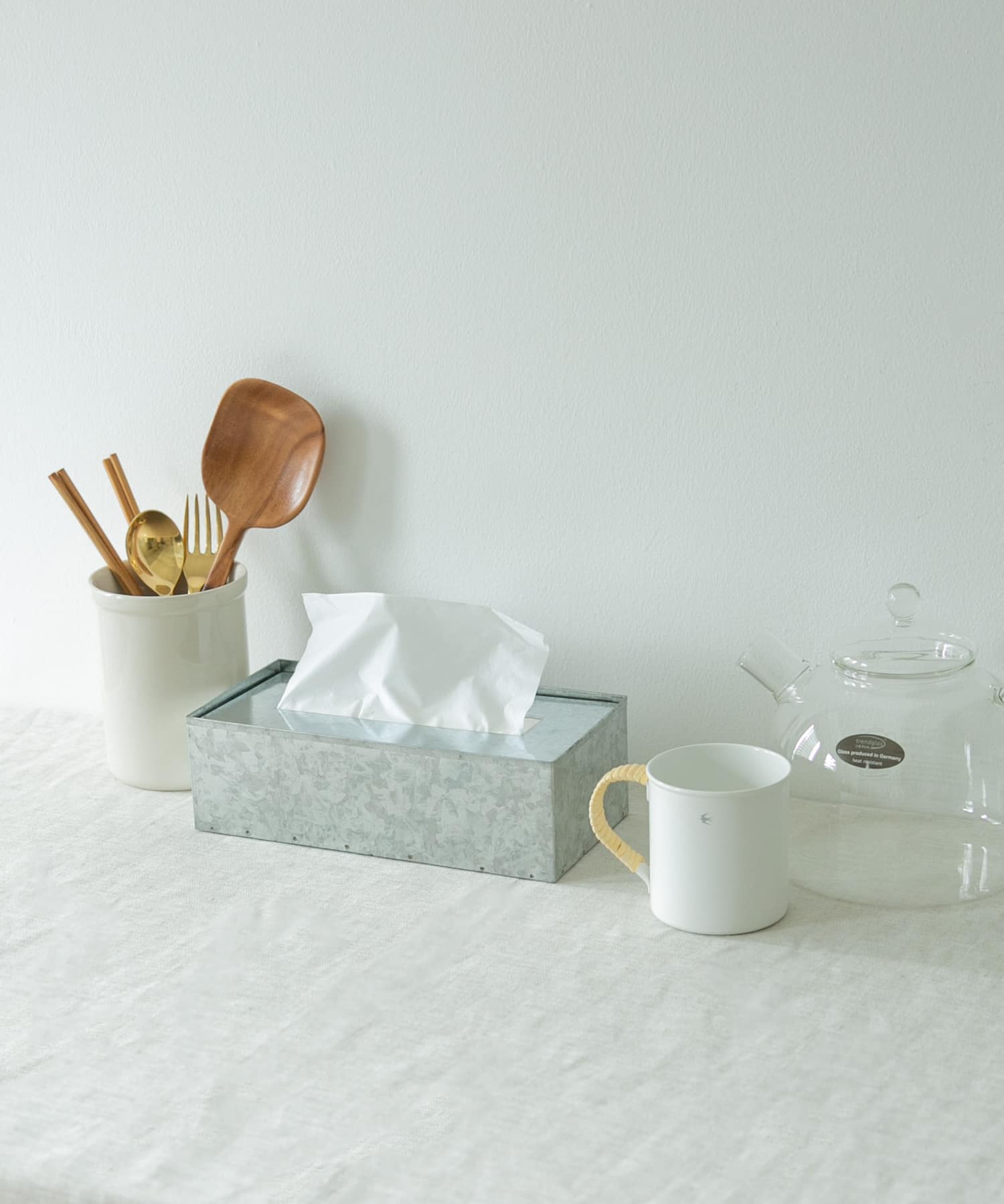 『WEB限定』fog linen work　ティッシュボックス - -