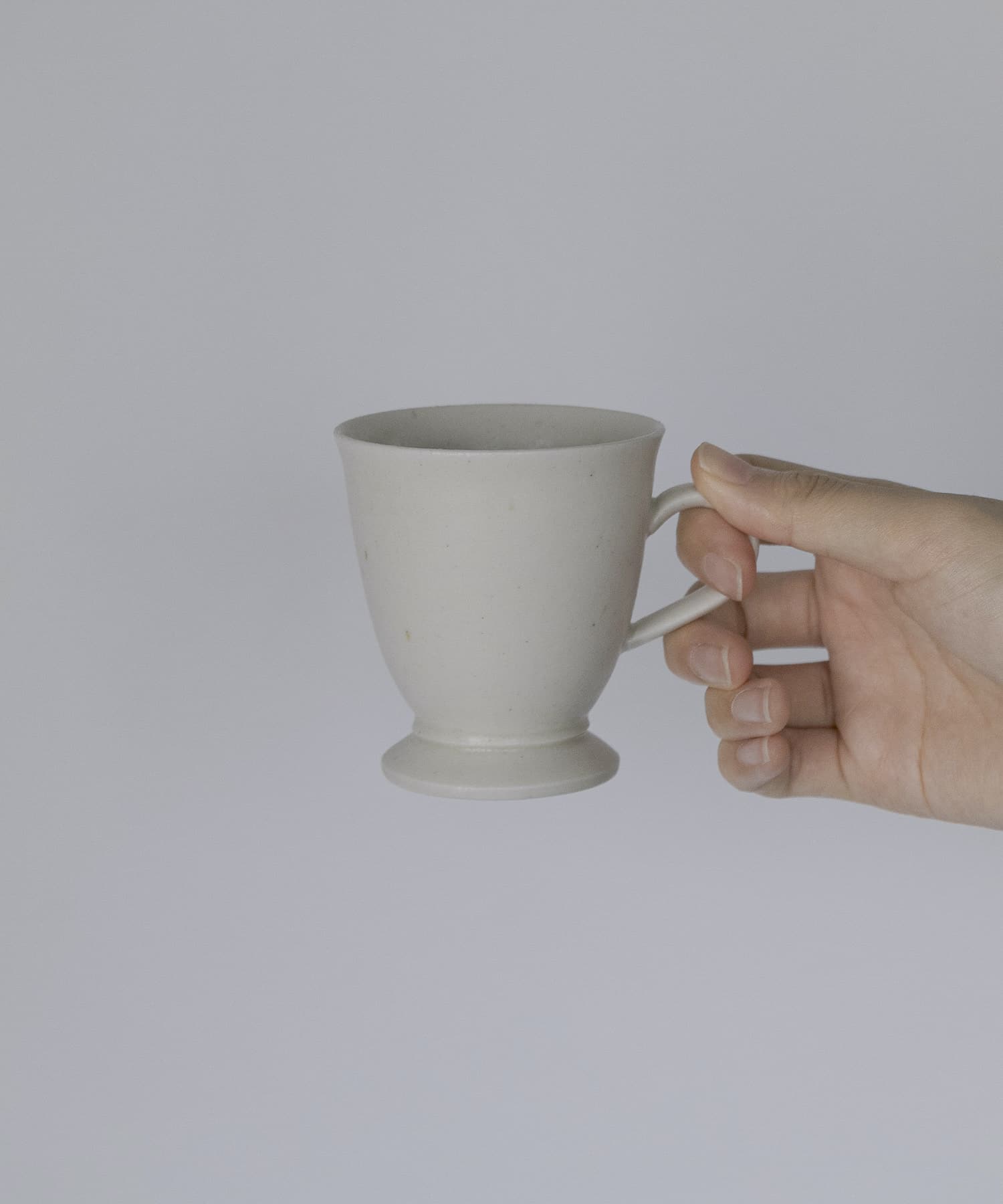 石松信彦　パール釉コーヒーカップ - -