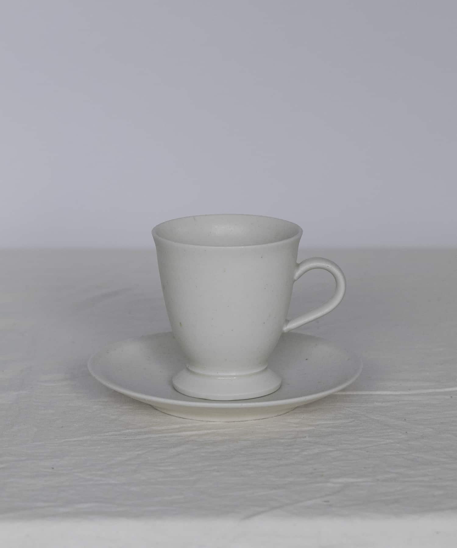 石松信彦　パール釉コーヒーカップ - -