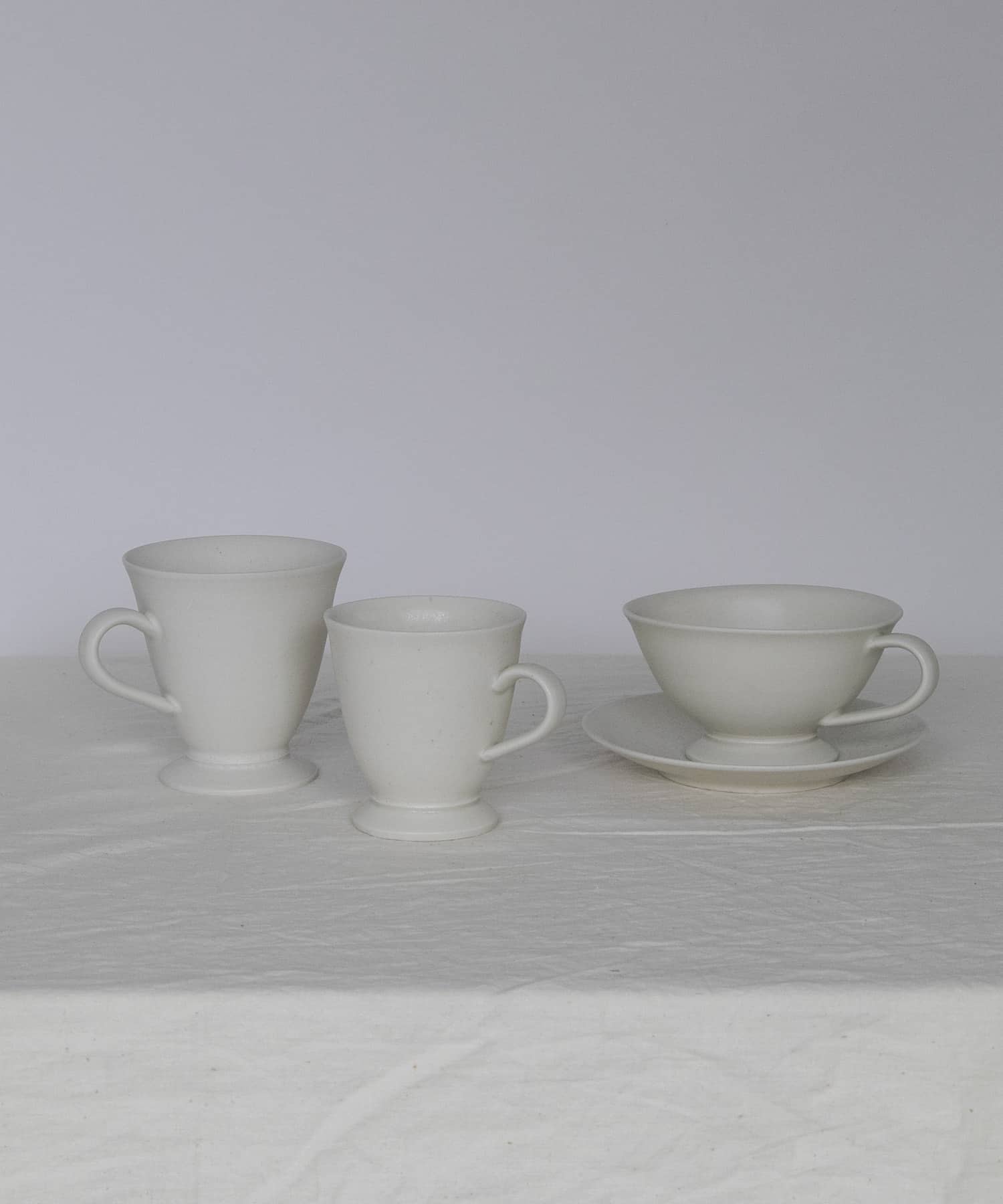 石松信彦　パール釉コーヒーカップ - -