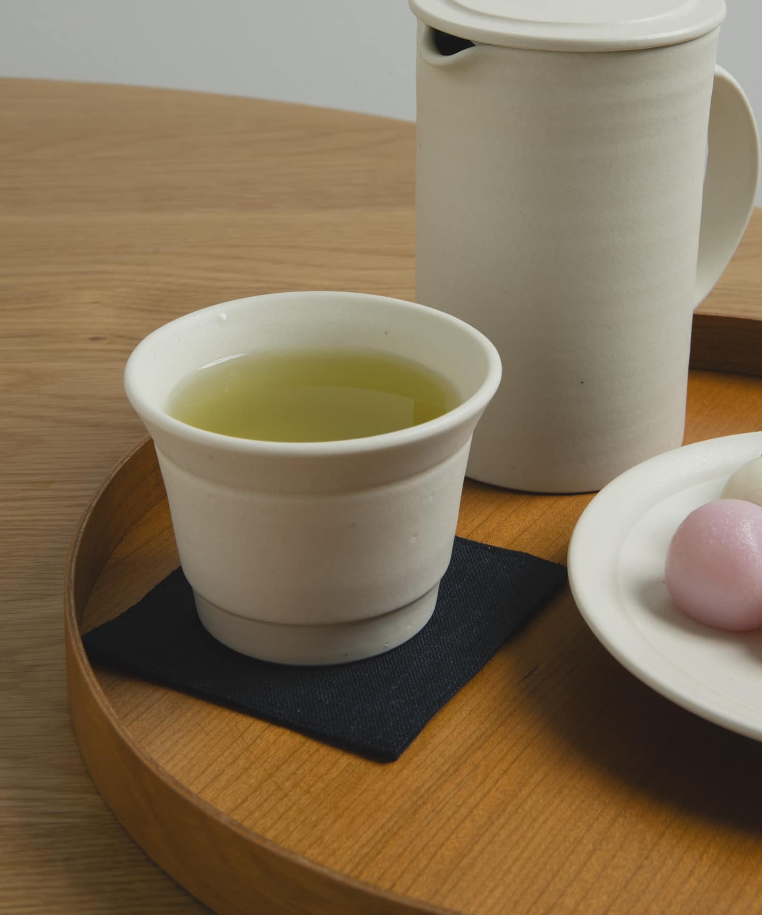 石松信彦　白マット釉 フリーカップS