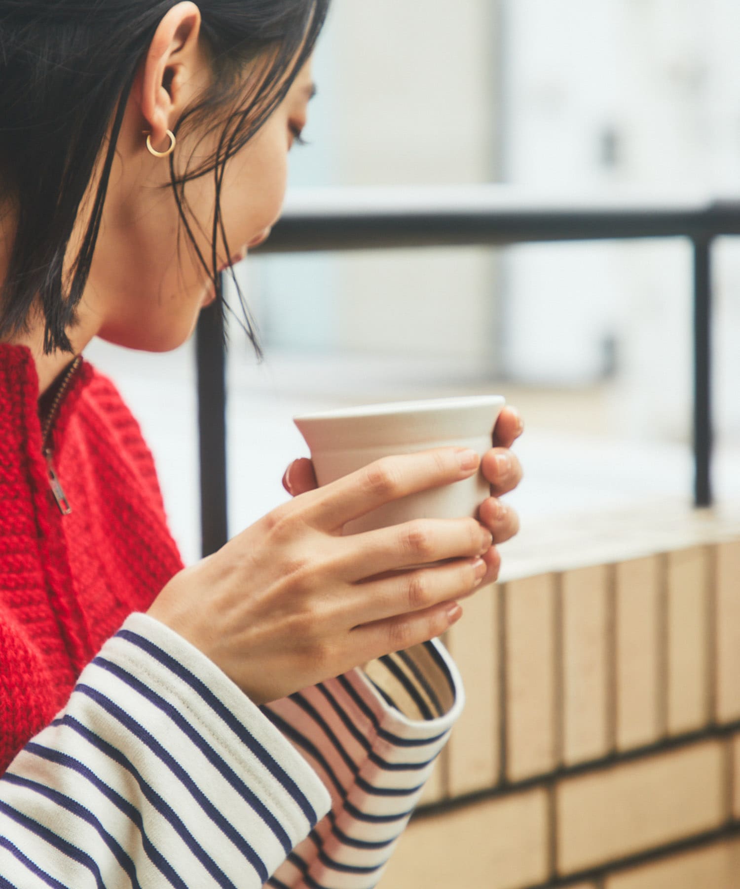 石松信彦　白マット釉 フリーカップS 白 S