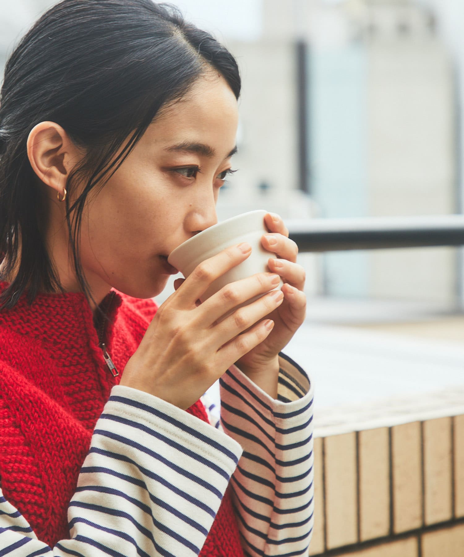 石松信彦　白マット釉 フリーカップS 白 S