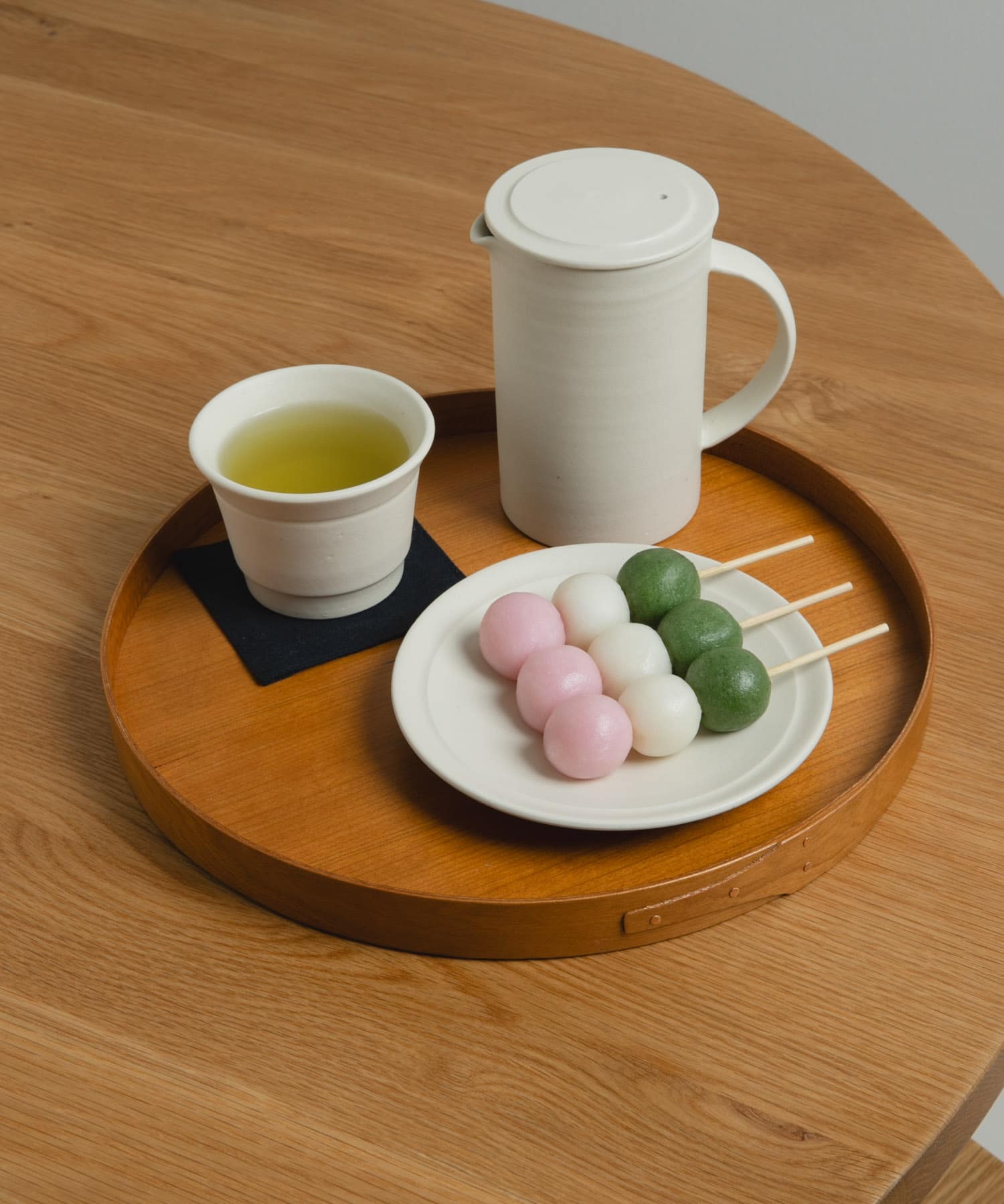 石松信彦　白マット釉 プレート 白 -