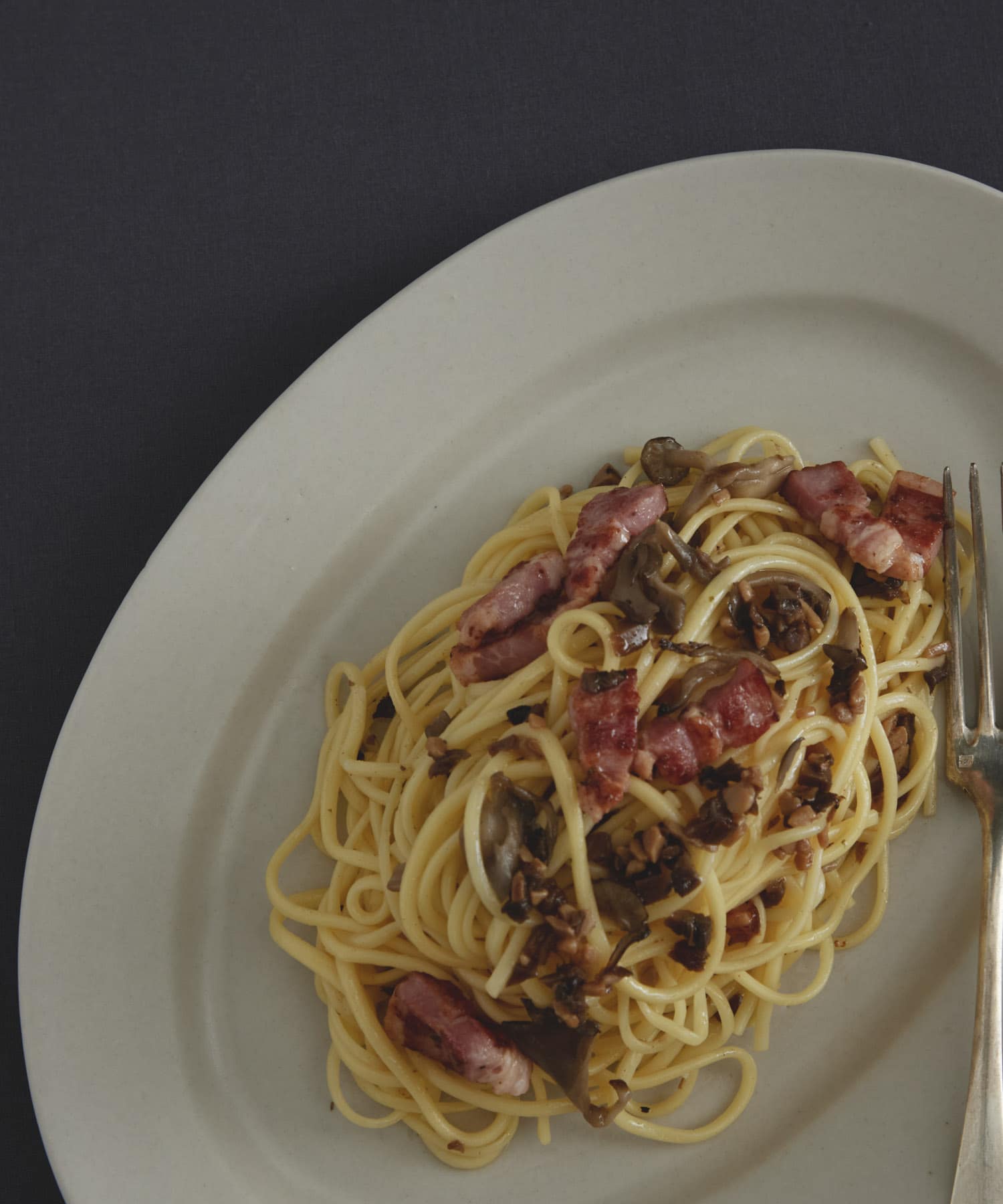 石松信彦　20th 古白釉 オーバル皿 L