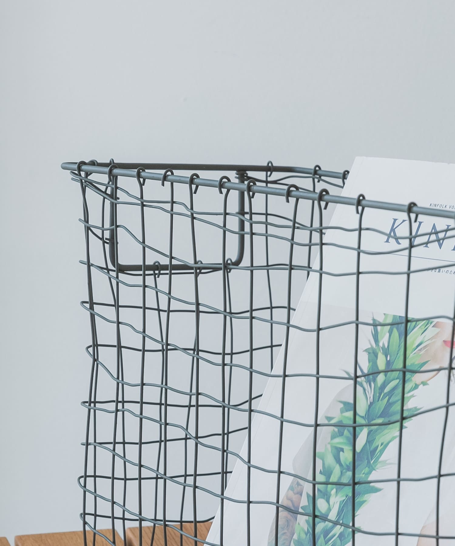 fog linen work　マガジンバスケット - -
