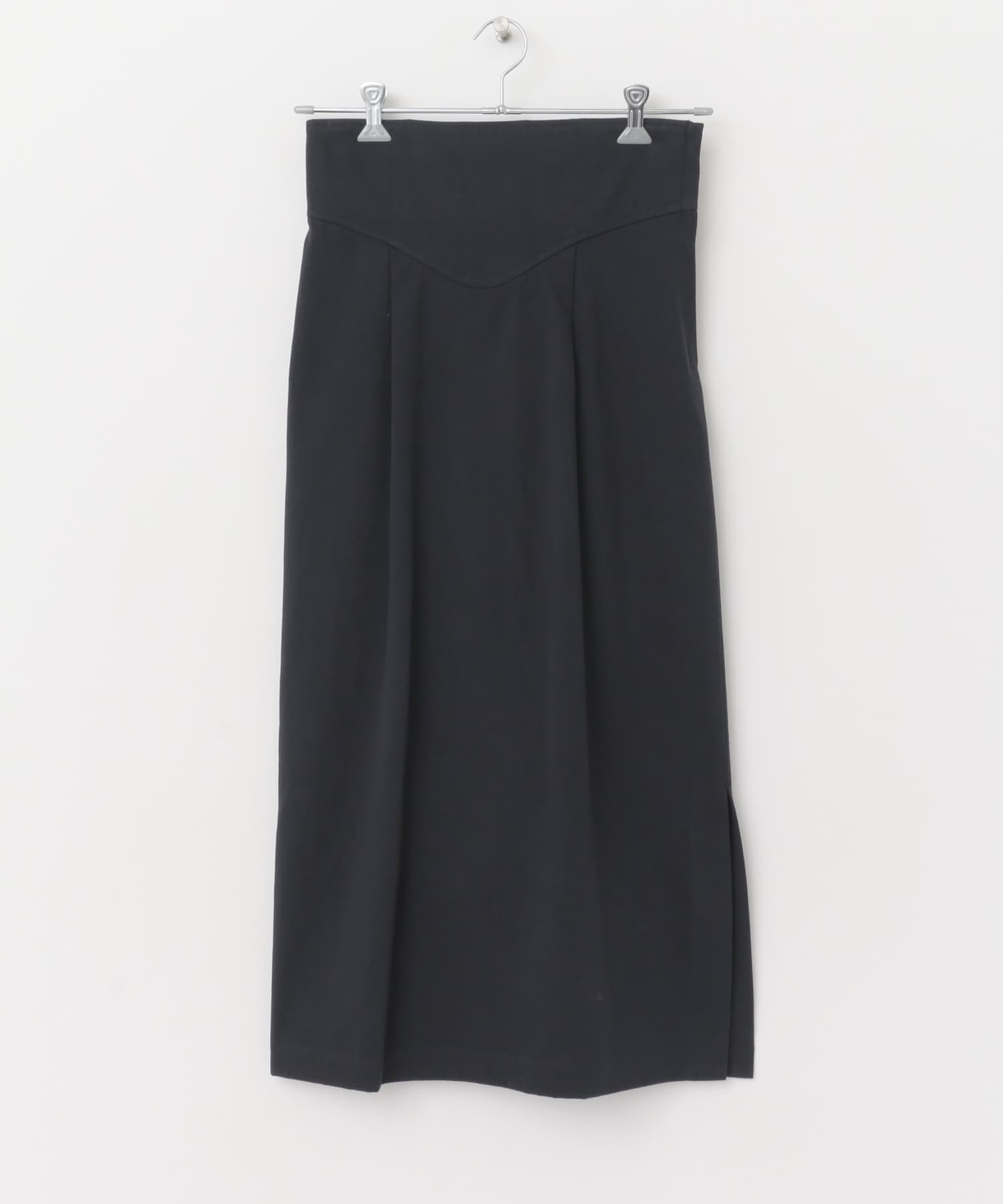 『別注』Audrey and John Wad×DOORS　コットンチノハイウエストスカート navy FREE