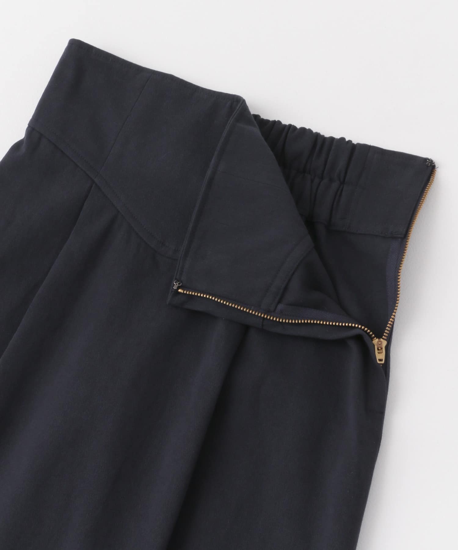『別注』Audrey and John Wad×DOORS　コットンチノハイウエストスカート navy FREE