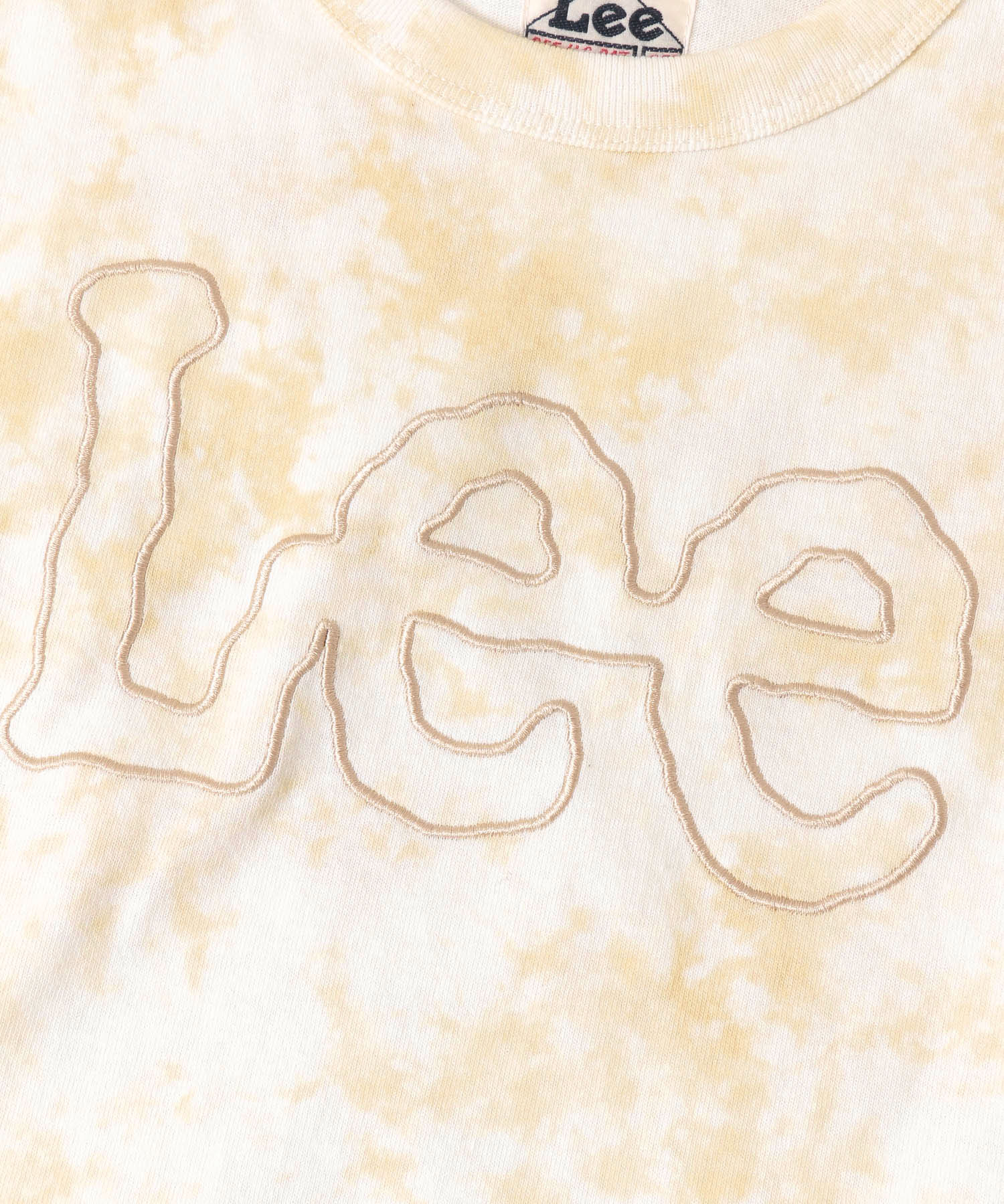 LEE KIDS　LOGO EMBROIDERY T-SHIRTS(KIDS) 別注BEIGE 110