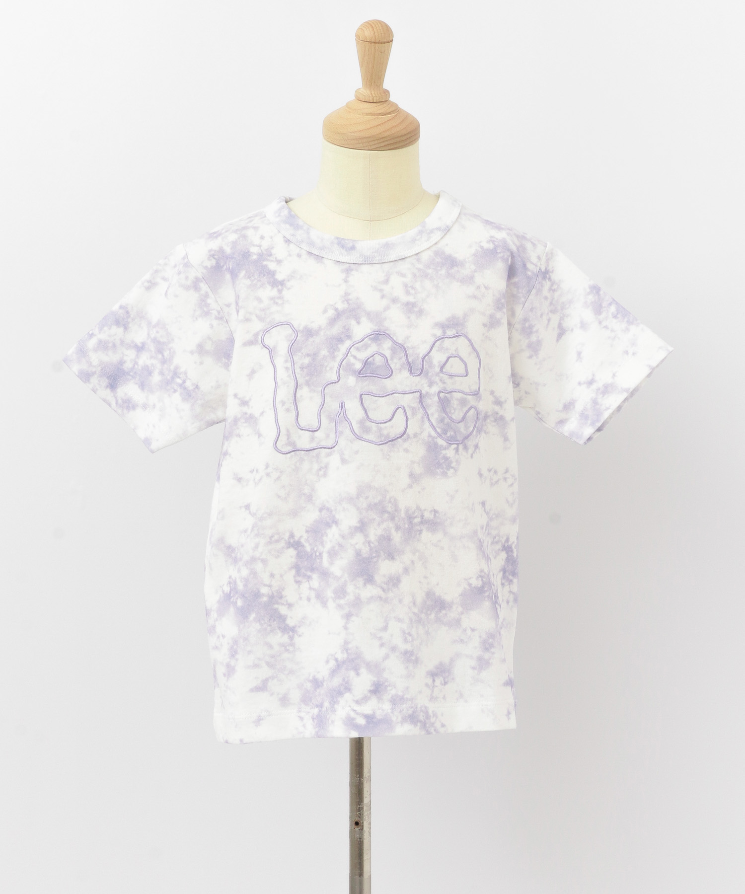 LEE KIDS　LOGO EMBROIDERY T-SHIRTS(KIDS) NAVY 110