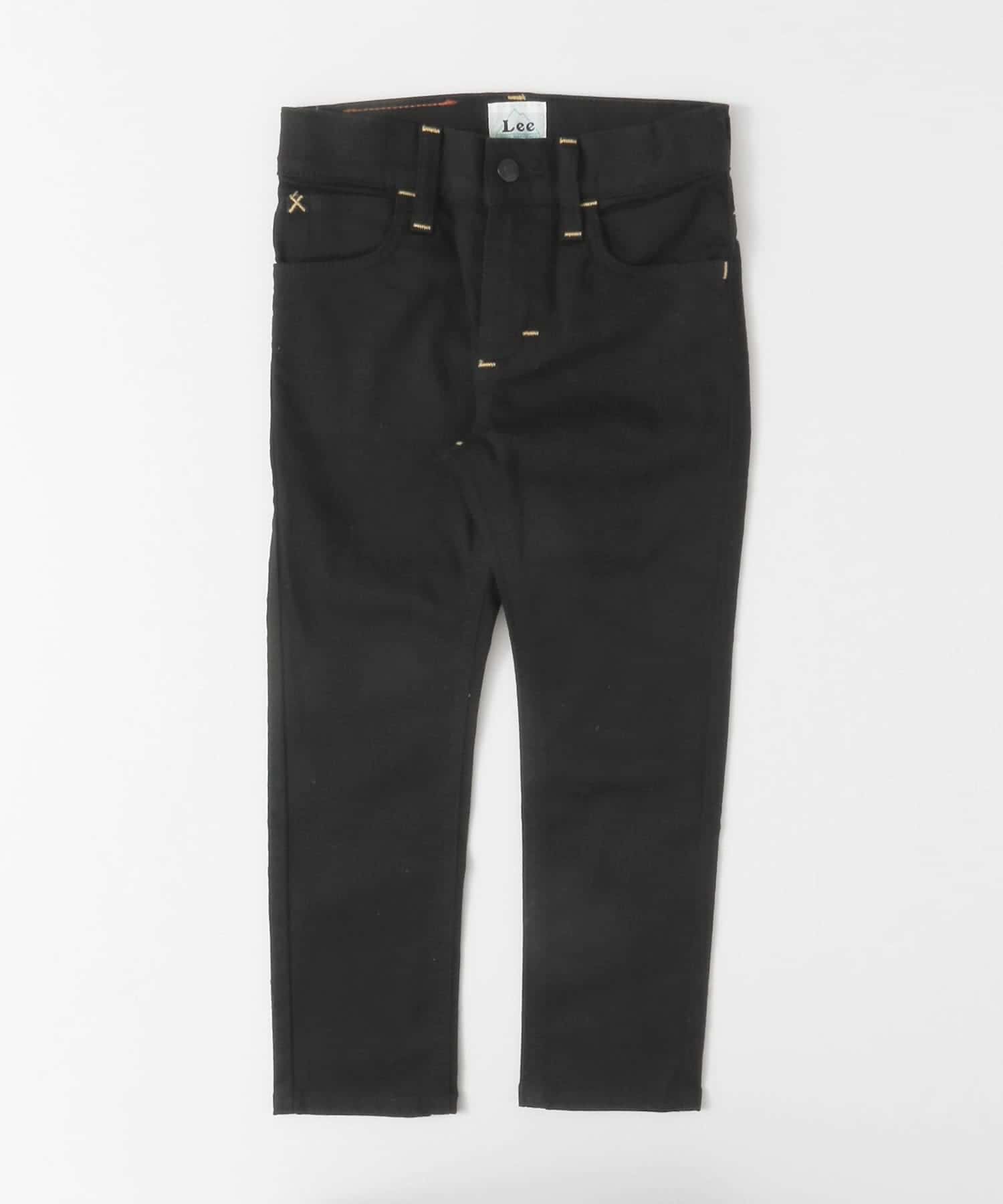 Lee×DOORS-natural-　テーパードパンツ(KIDS) ブラック 100
