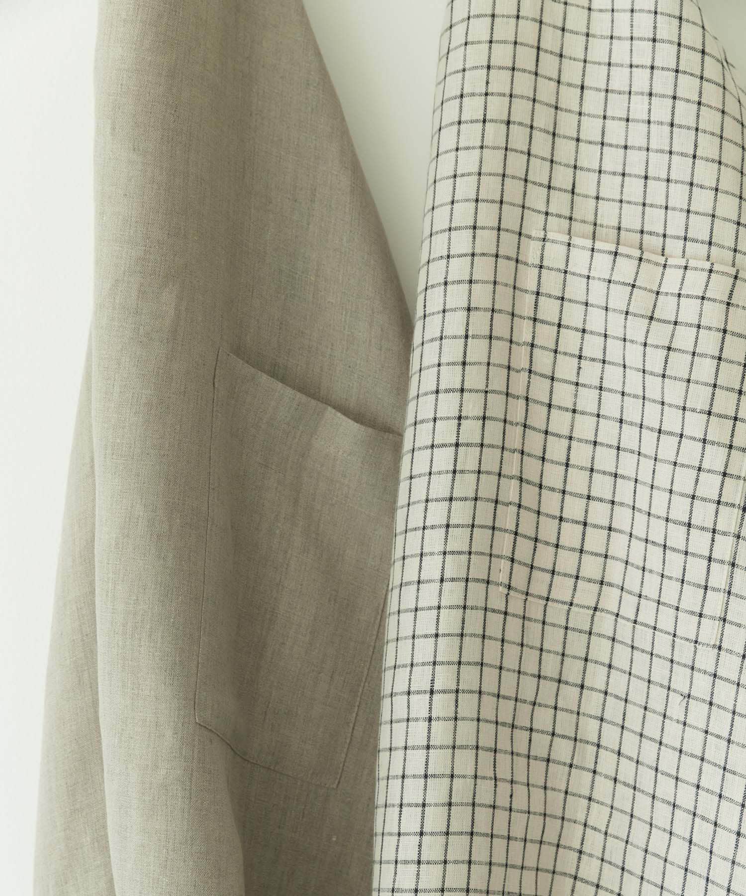 fog linen work　リネンパイピングエプロン ジェン -