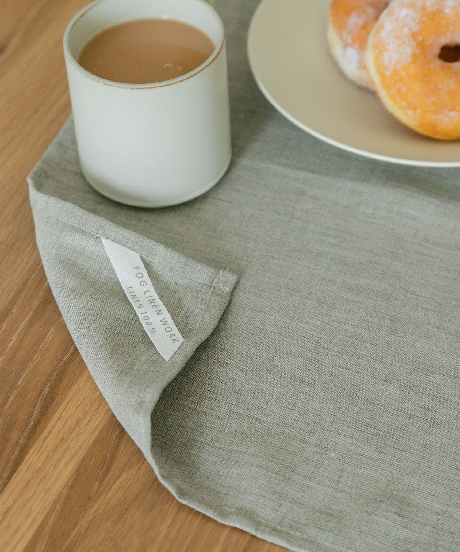 fog linen work　リネンプレイスマット ナチュラル -