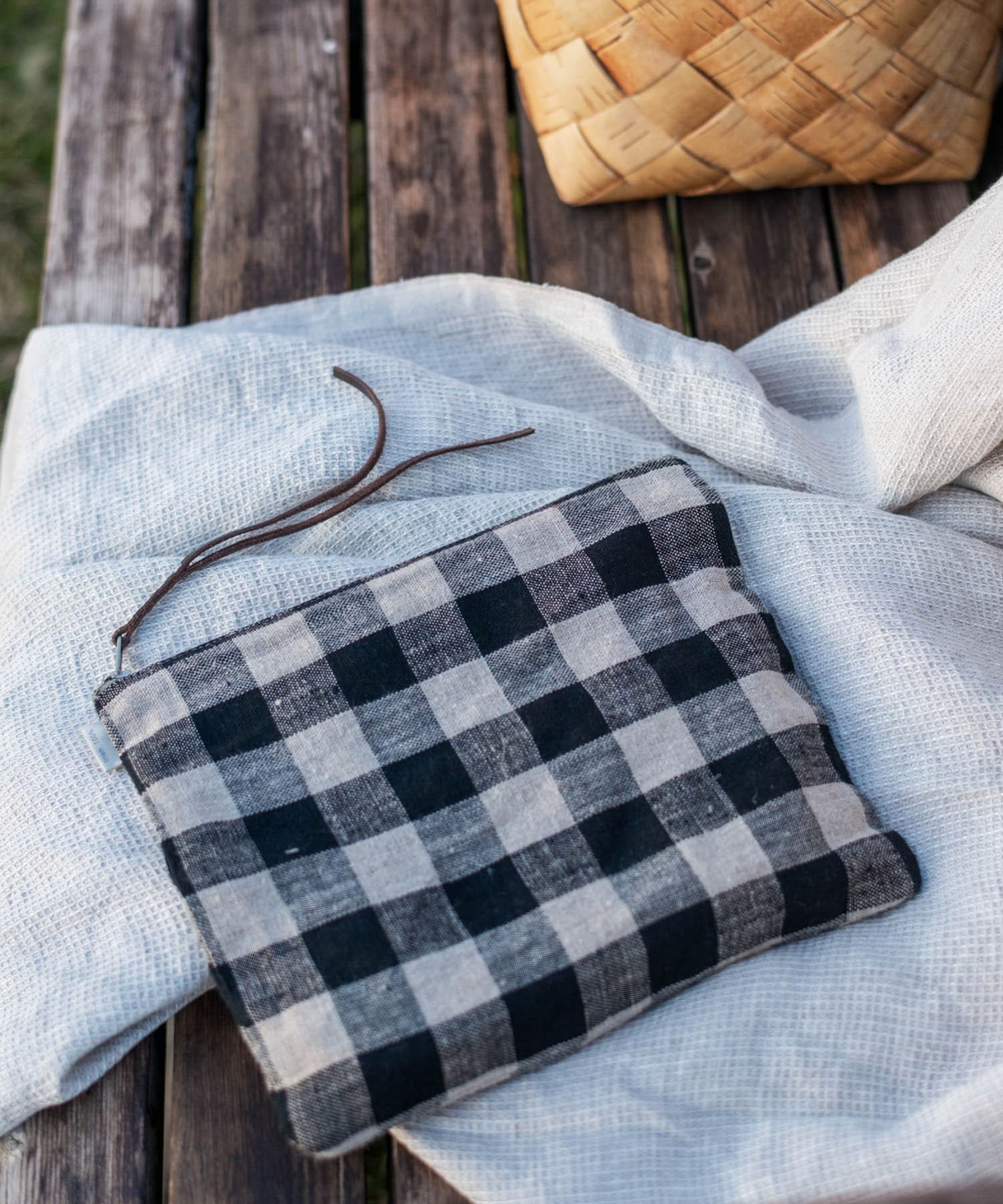 『WEB限定』fog linen work　カンナポーチ(M)