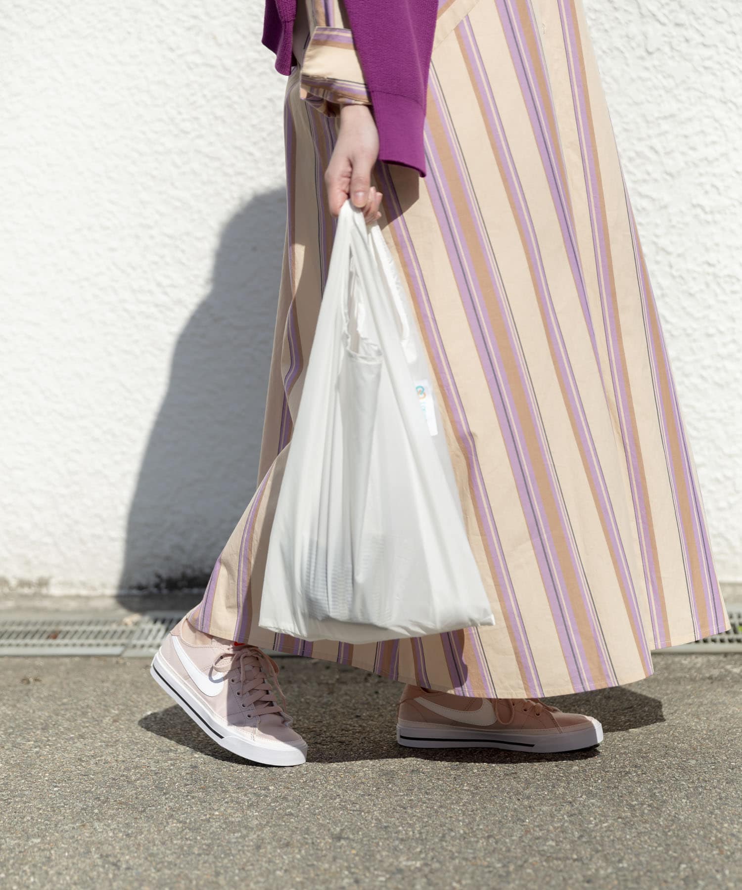 Loopach　Eco Bag S Onemile White S