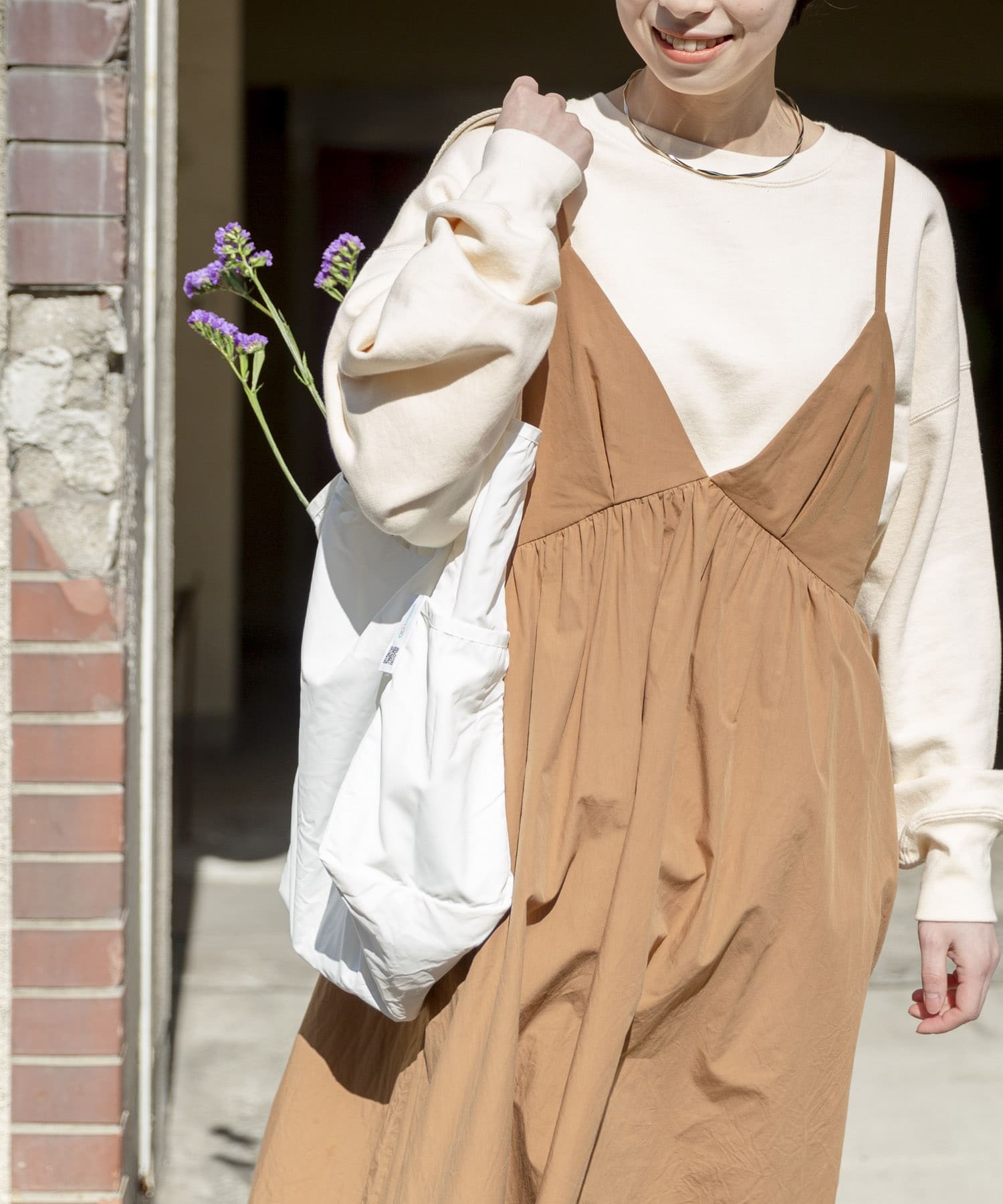 Loopach　Eco Bag M Everywhere White M