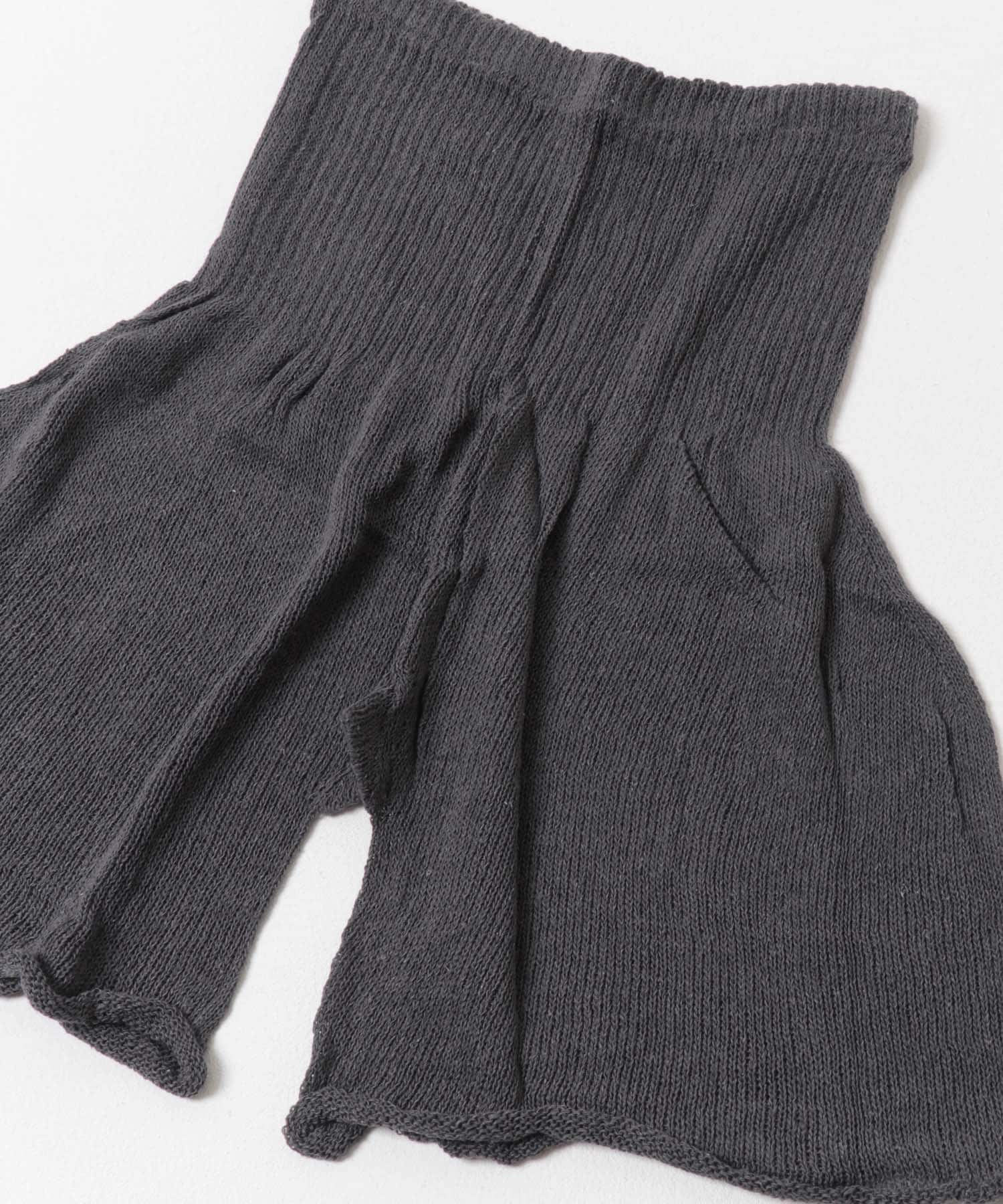 『WEB限定』meri ja kuu　2分丈インナーパンツシルク charcoal -
