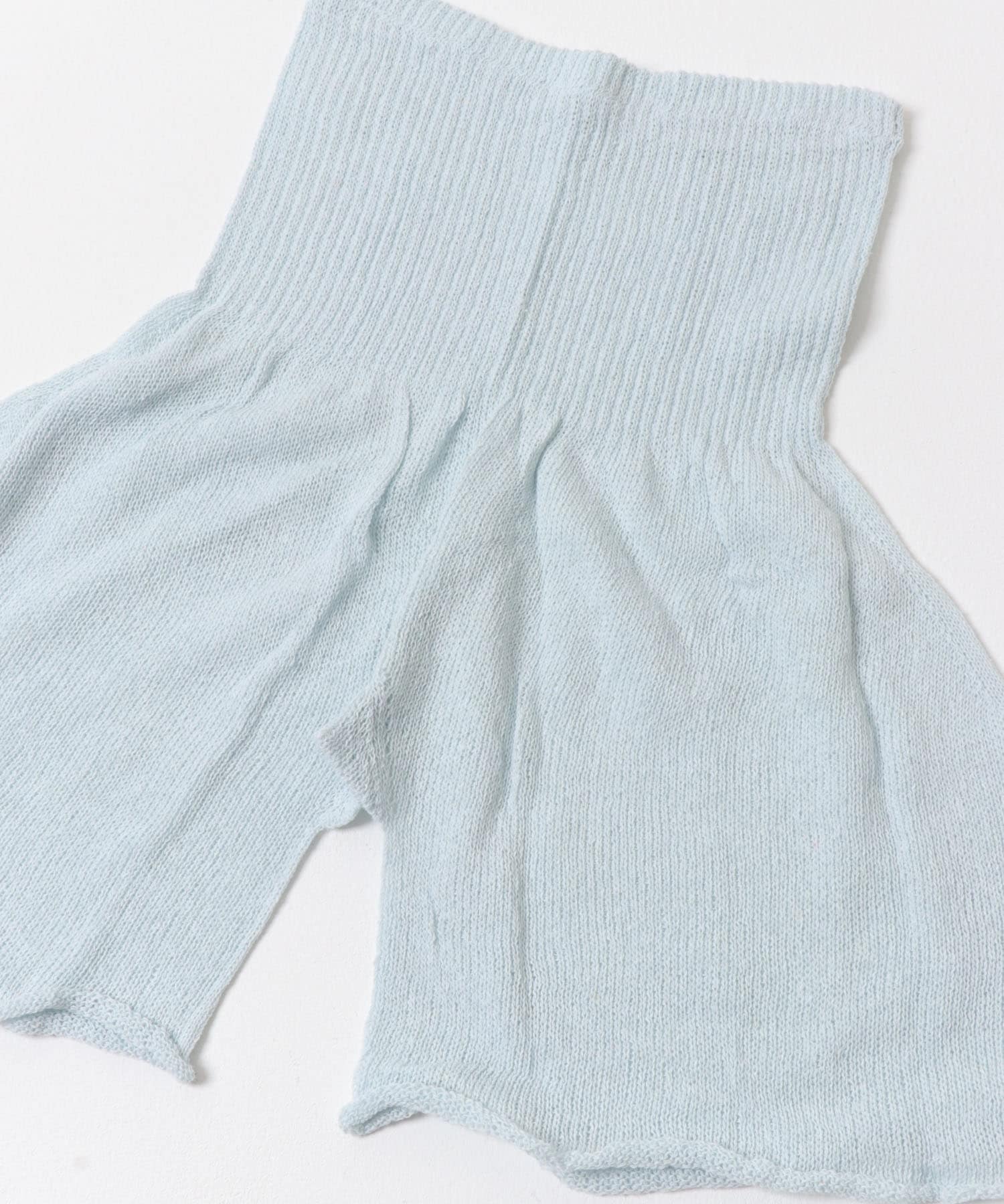 『WEB限定』meri ja kuu　2分丈インナーパンツシルク blue -