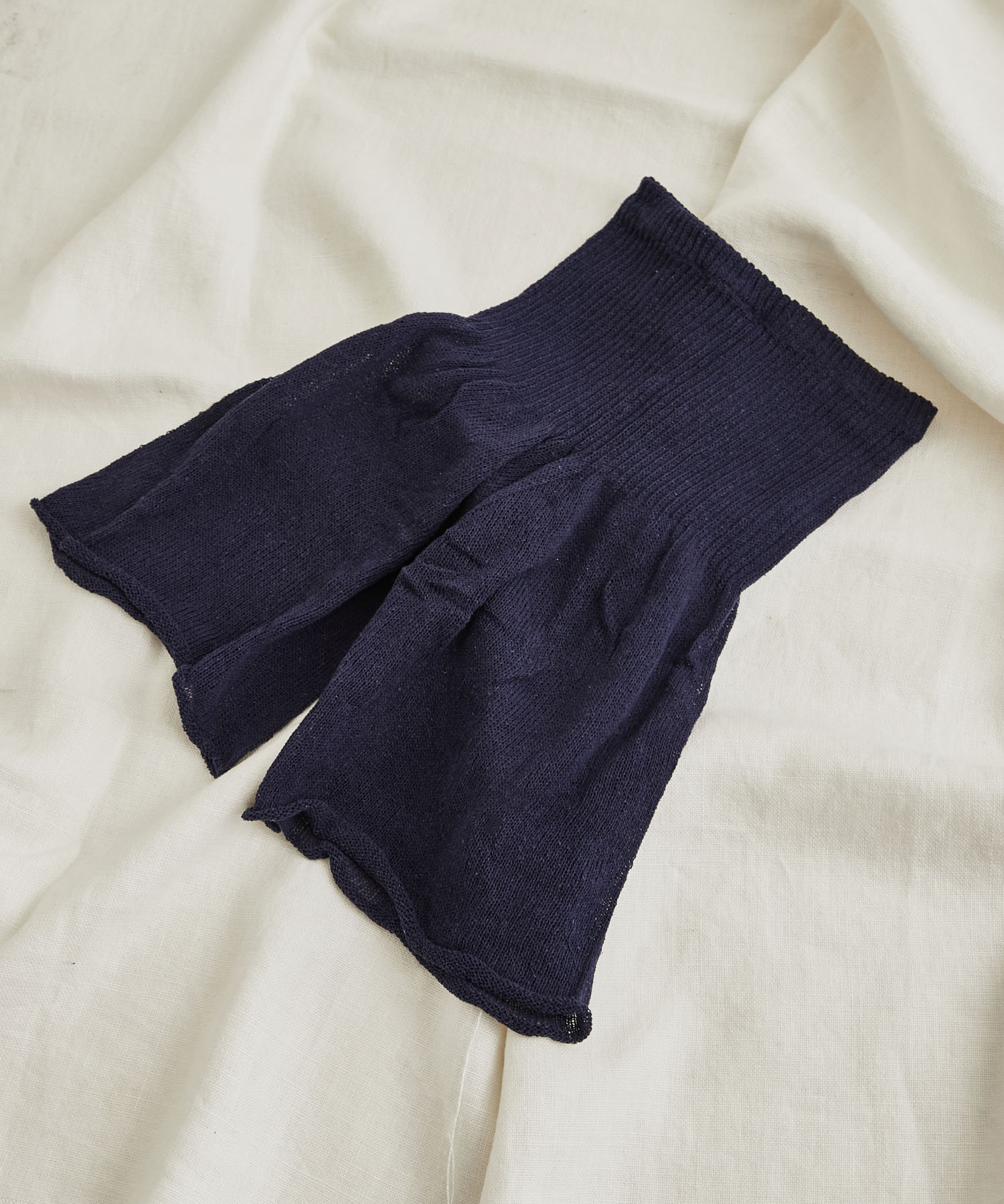 『WEB限定』meri ja kuu　2分丈インナーパンツシルク navy -