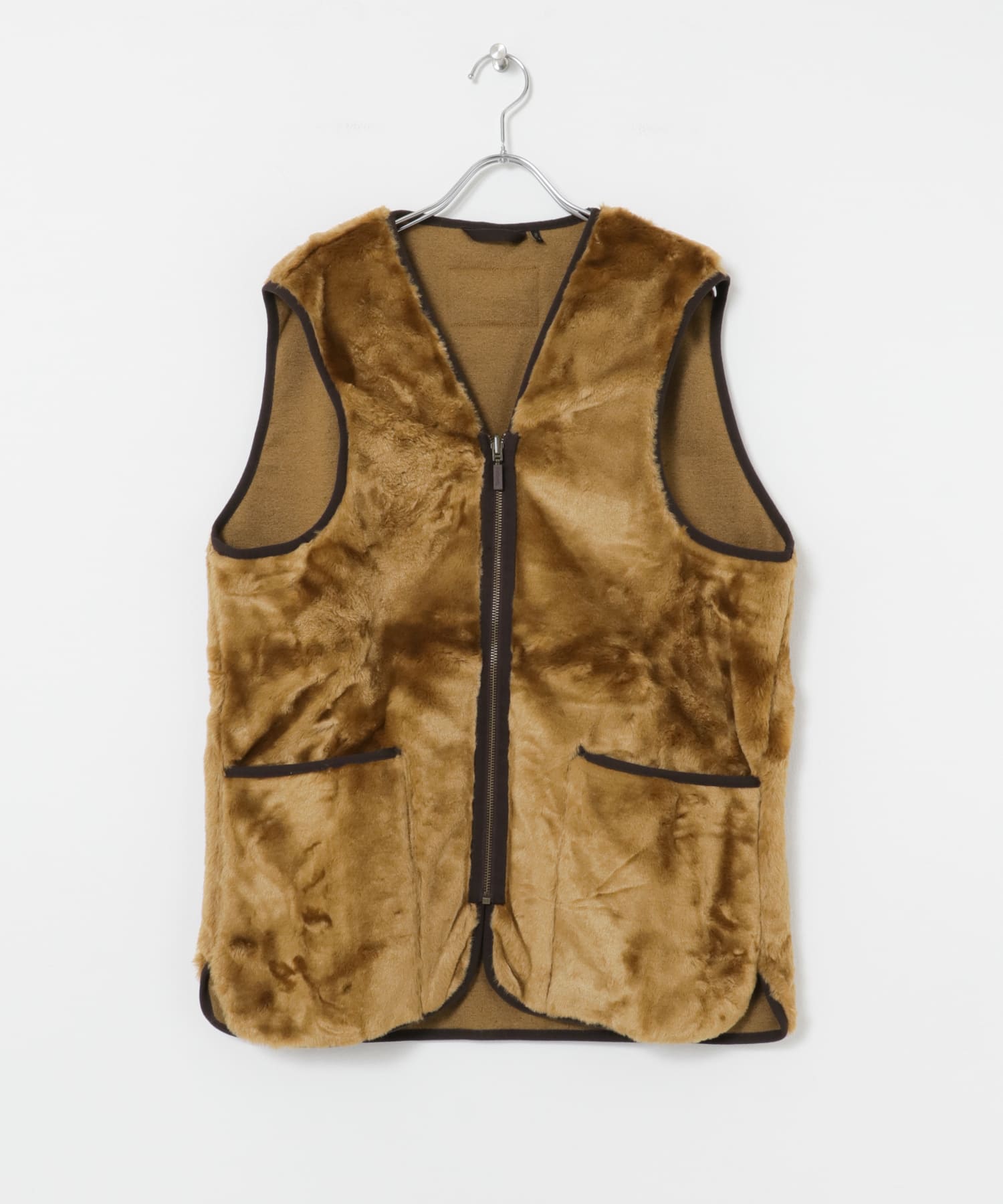 Barbour　fur liner lightbrown 38