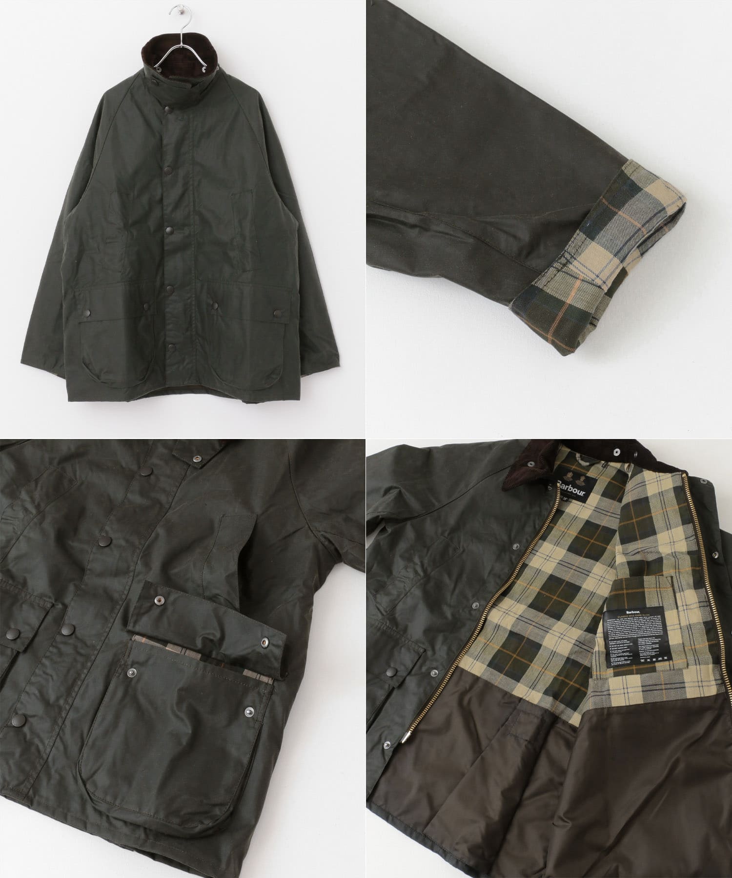 Barbour　OS WAX BEDALE SAGE 36