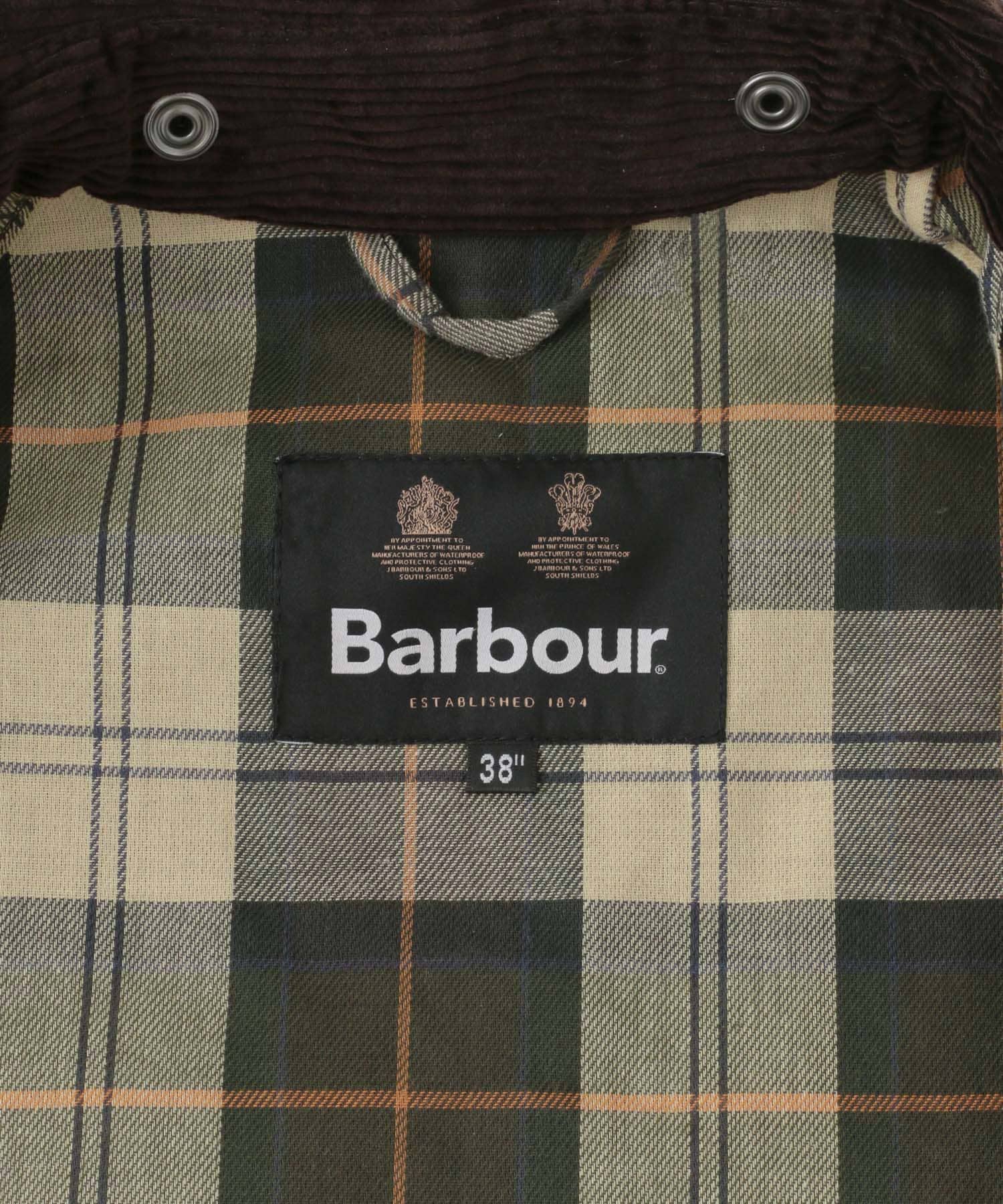 Barbour　OS WAX BEDALE SAGE 36