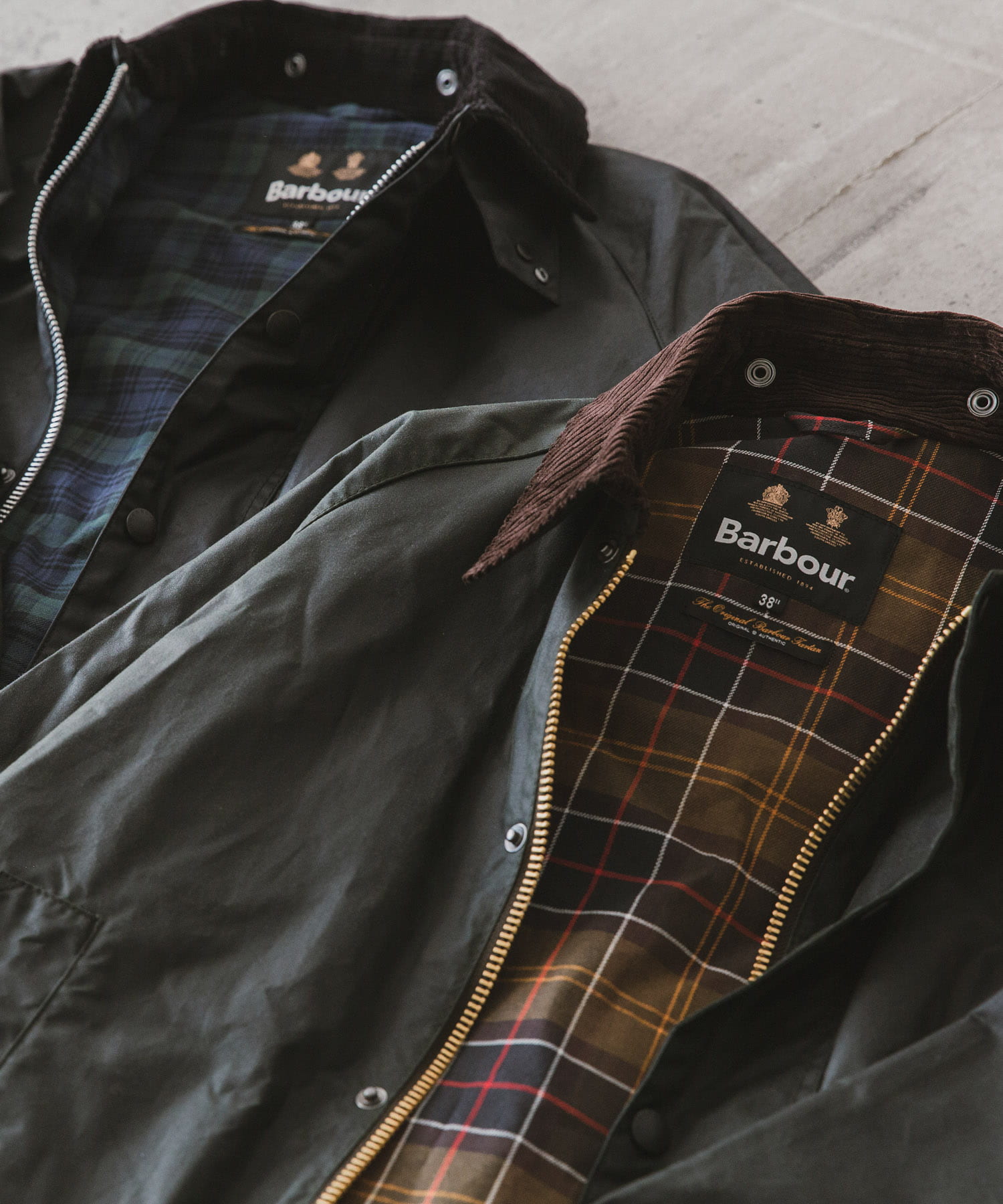 『別注』Barbour / DOORS　OS WAX GAMEFAIR SAGE 36