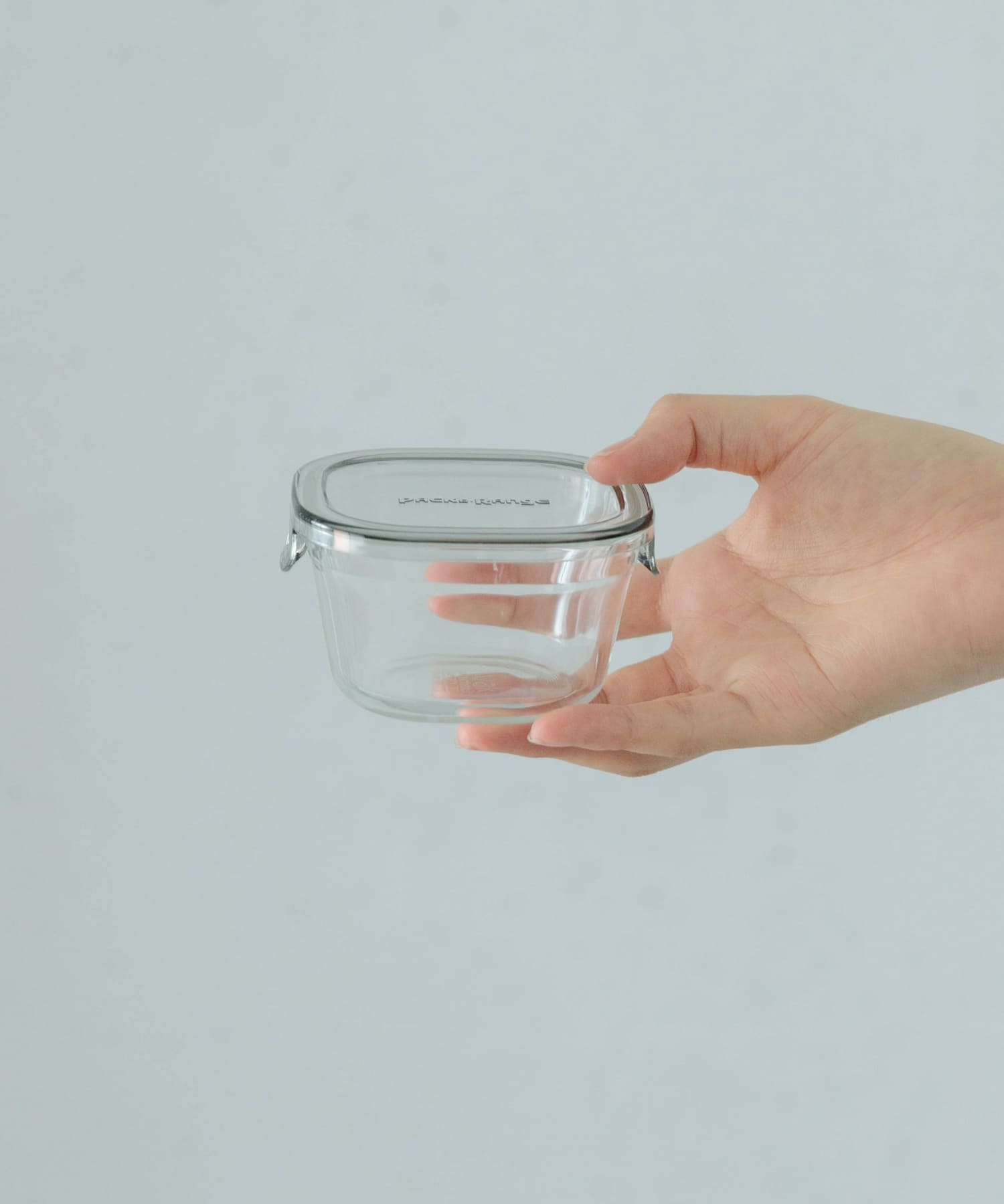 『WEB限定』iwaki　パック&レンジ システムセット・ミニ クールグレー -