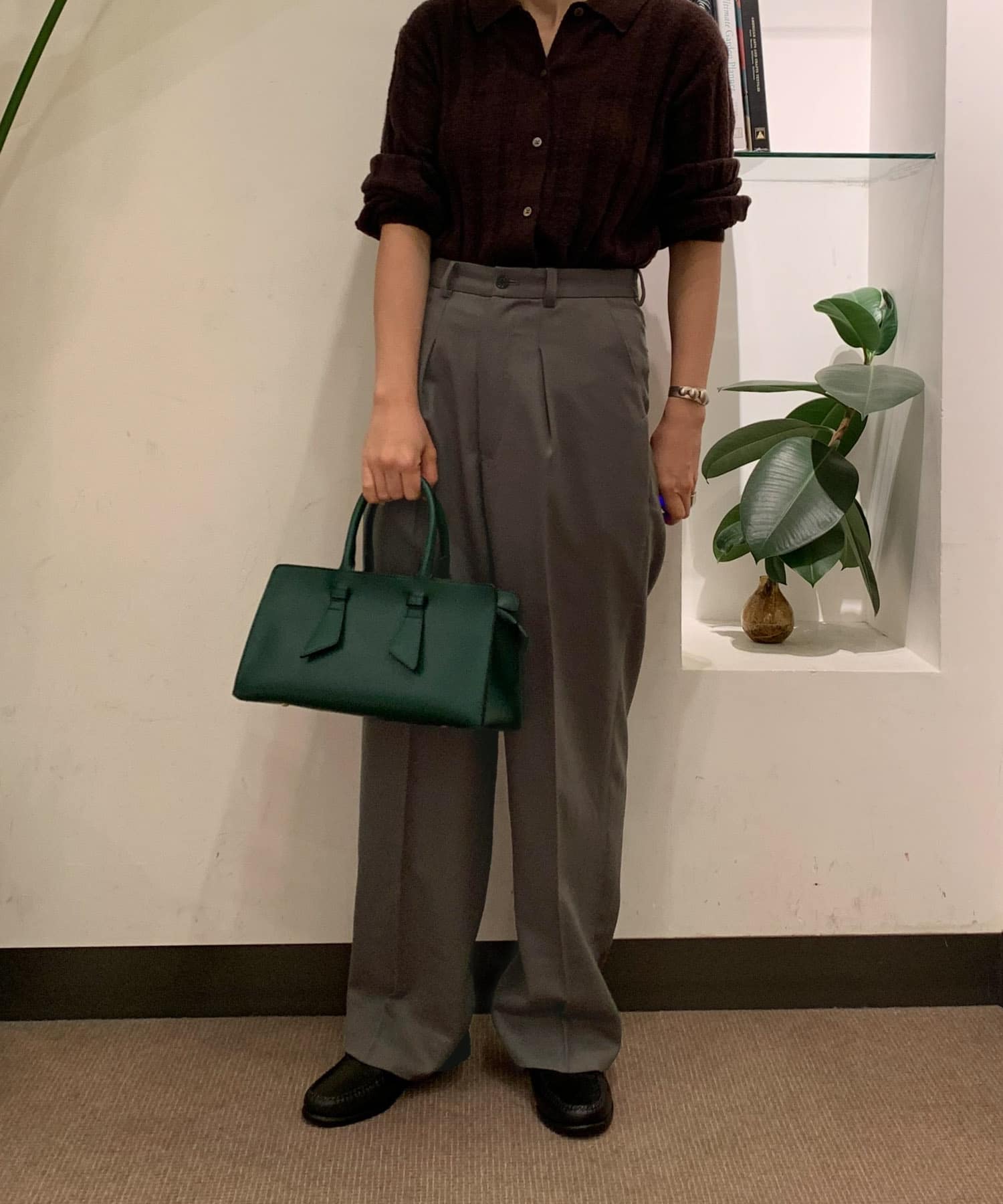 UNIFY　Wool Slacks GREIGE one