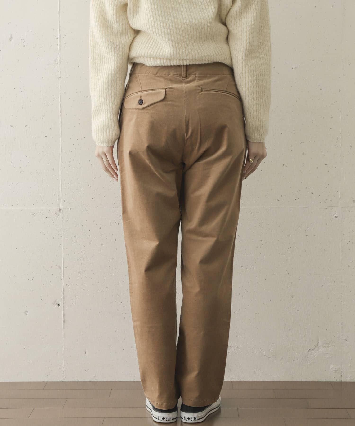 UNIFY　Velvet Pants∴ LT BROWN 1