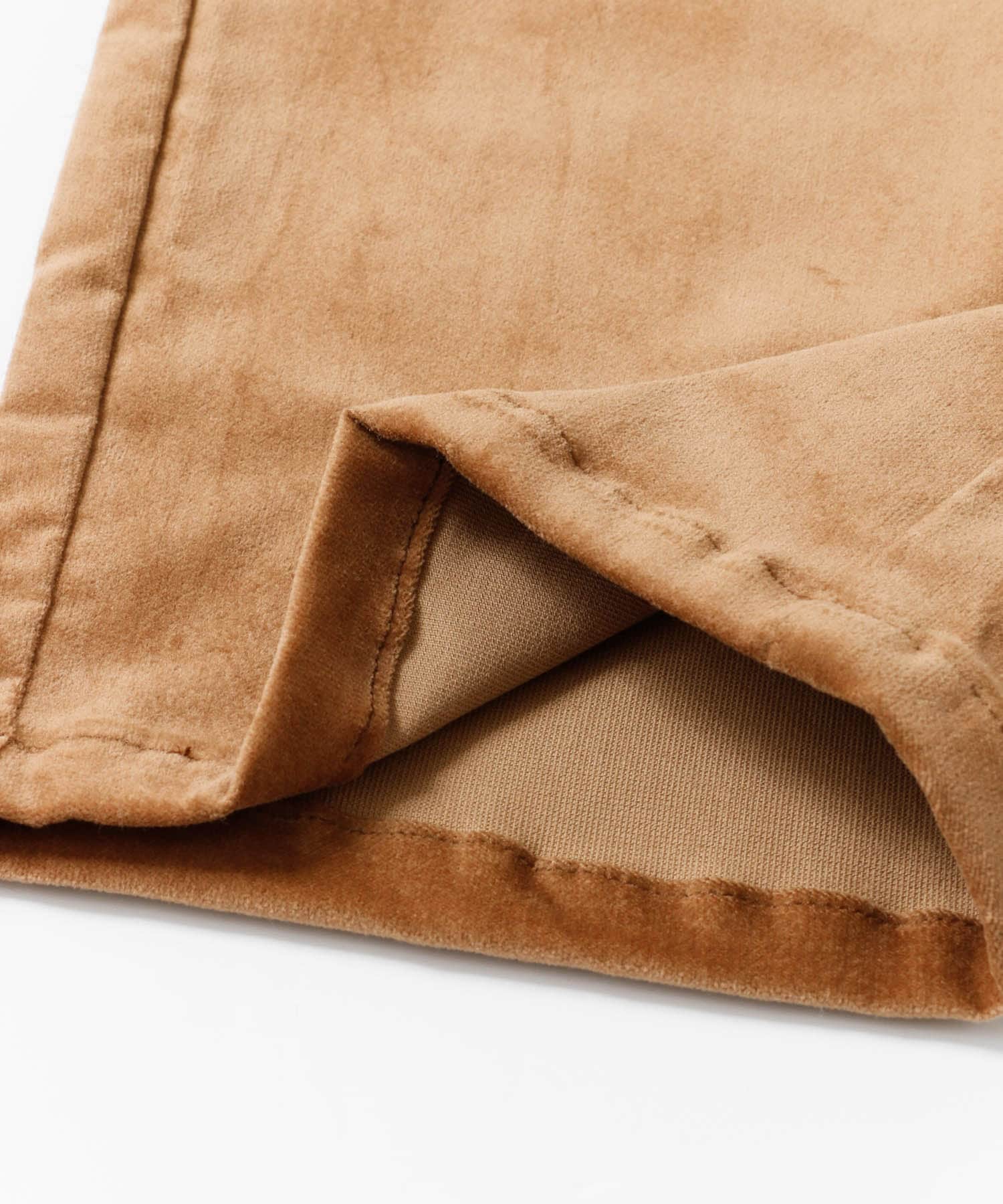 UNIFY　Velvet Pants∴ LT BROWN 1