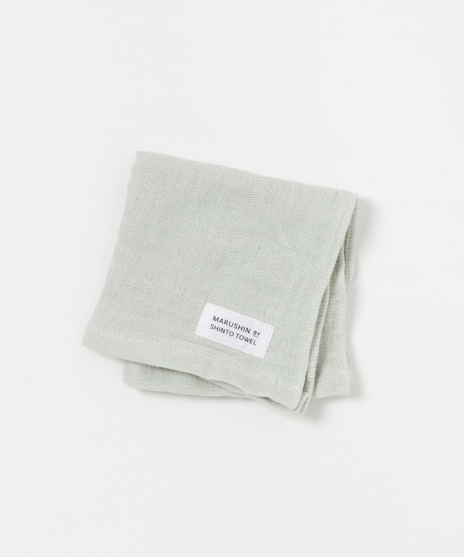 『WEB限定』MARUSHIN by SHINTO TOWEL　ランダムガーゼ ハンドタオル 2枚セット SA×GY -