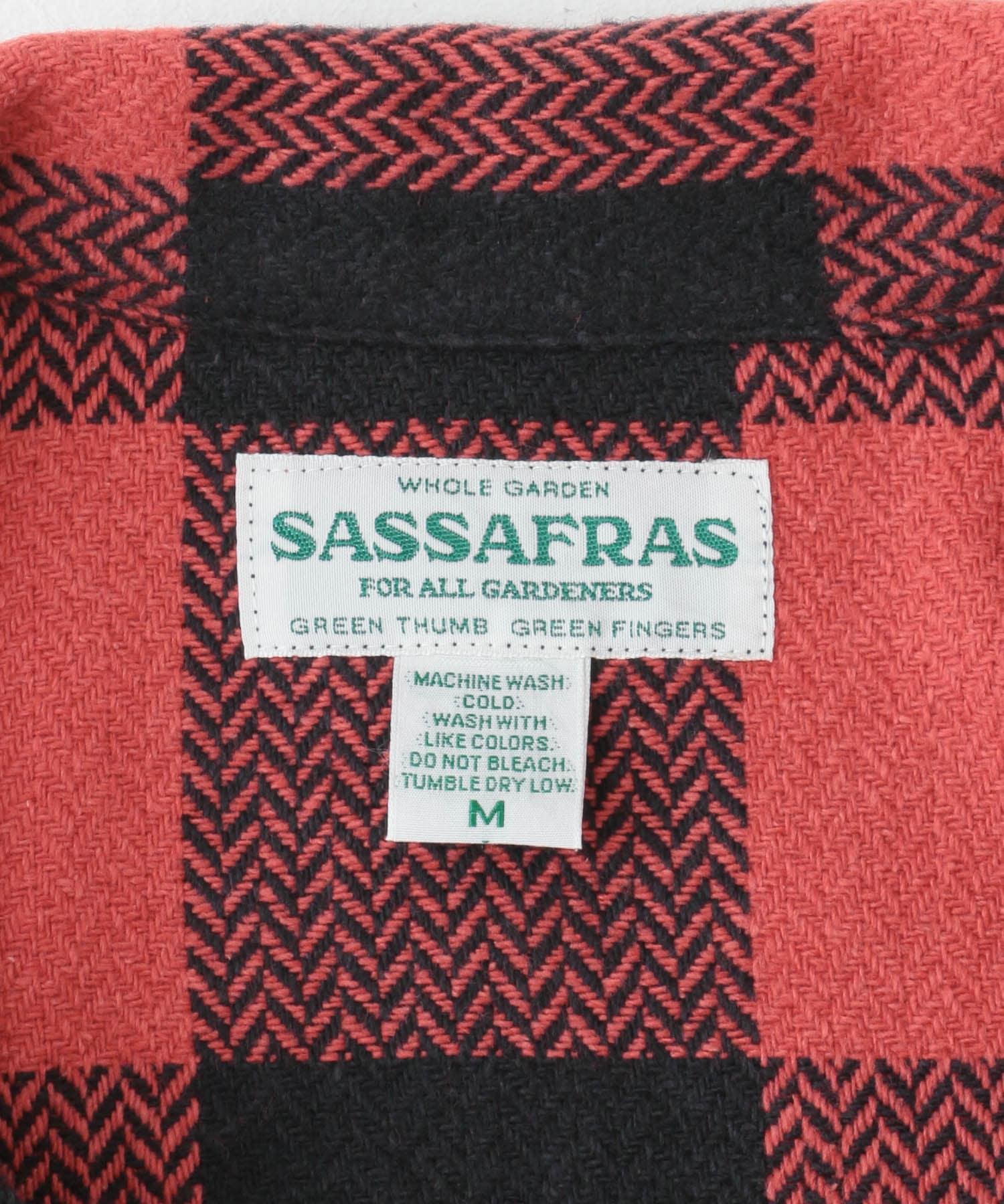SASSAFRAS　Digs Crew Half Red S