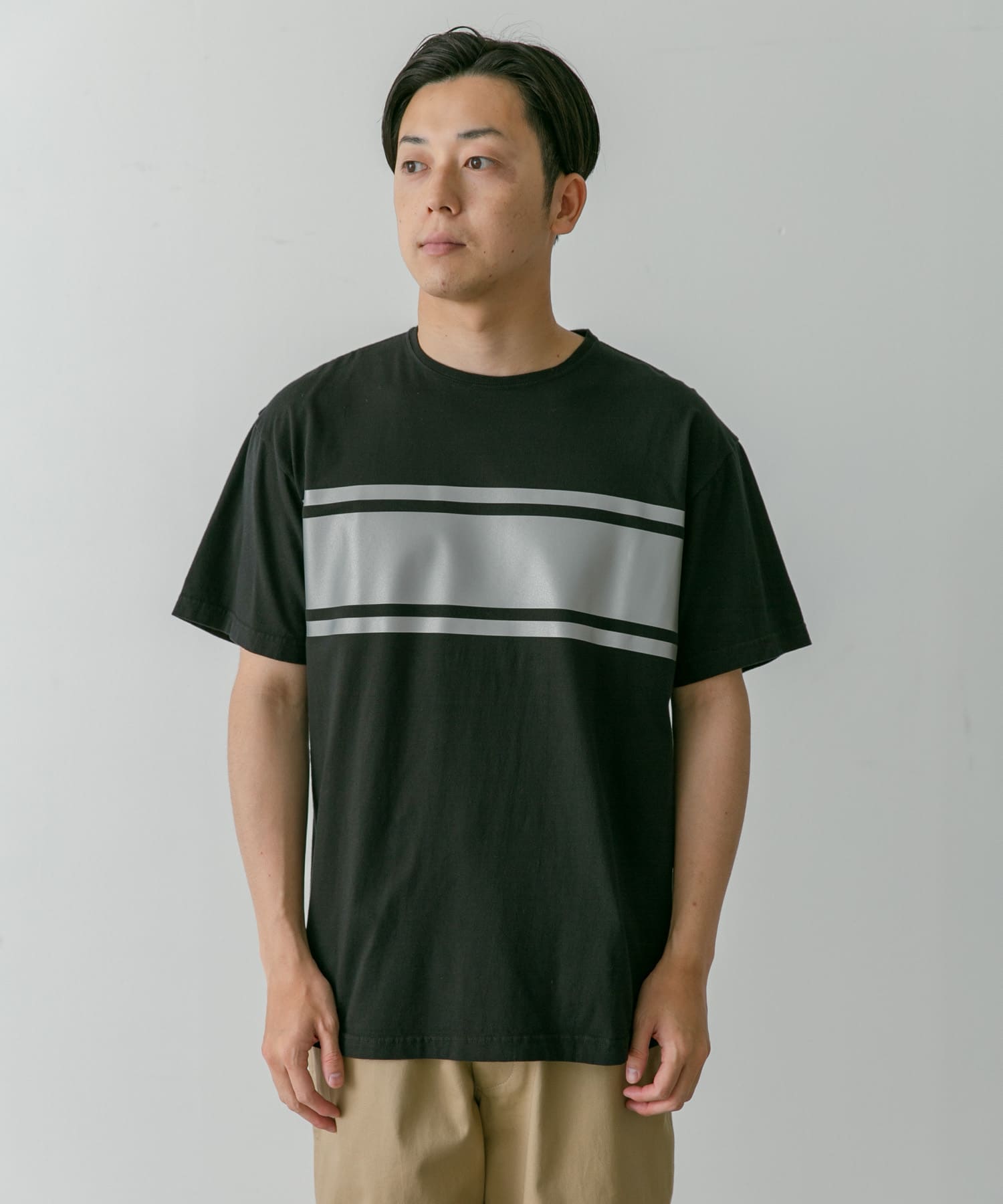 SASSAFRAS ササフラス NIGHT FLASH BORDER SWEAT メンズ SASSAFRAS