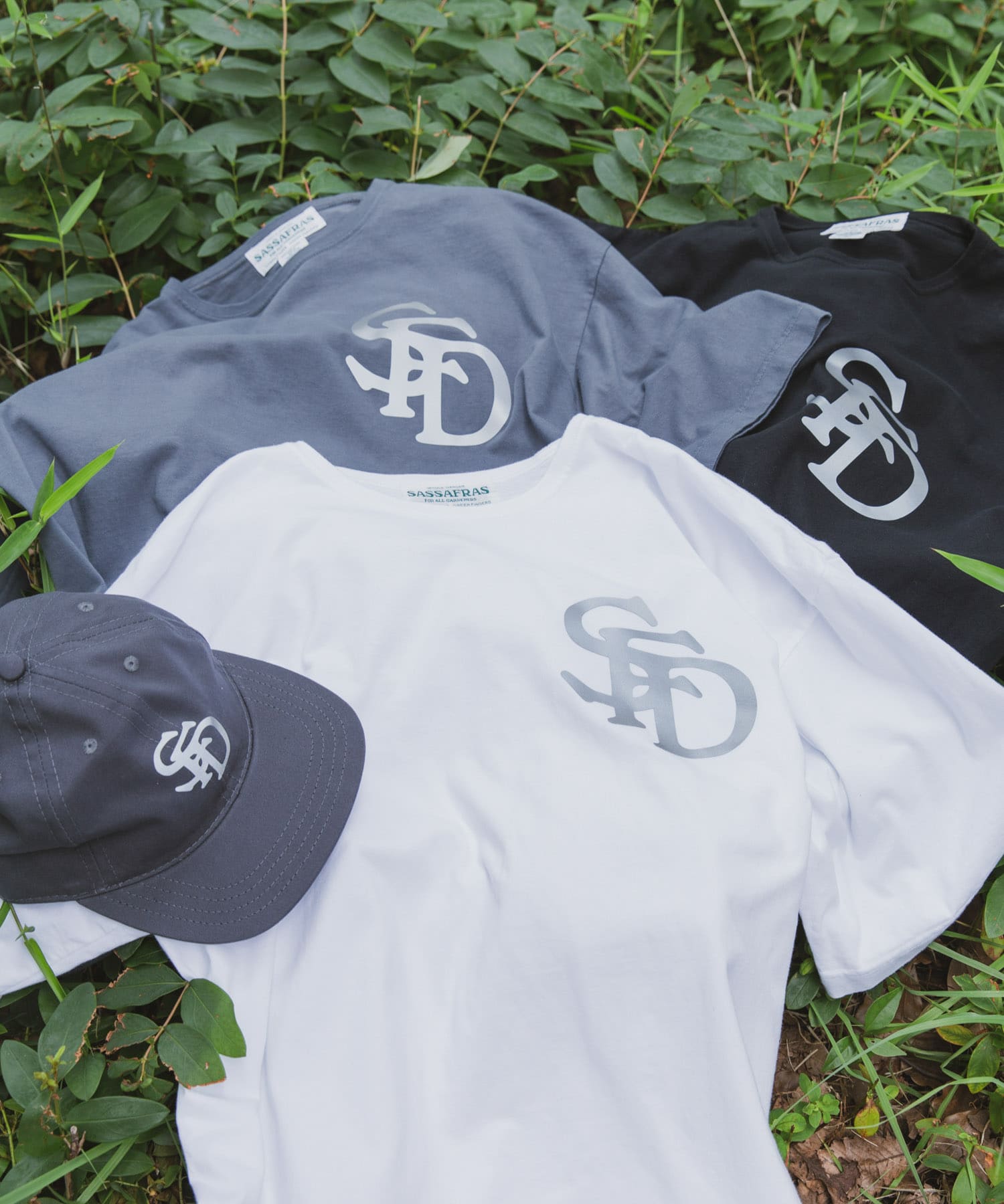 『別注』SASSAFRAS×DOORS　20th SFD Logo T-shirts 1/2 White L