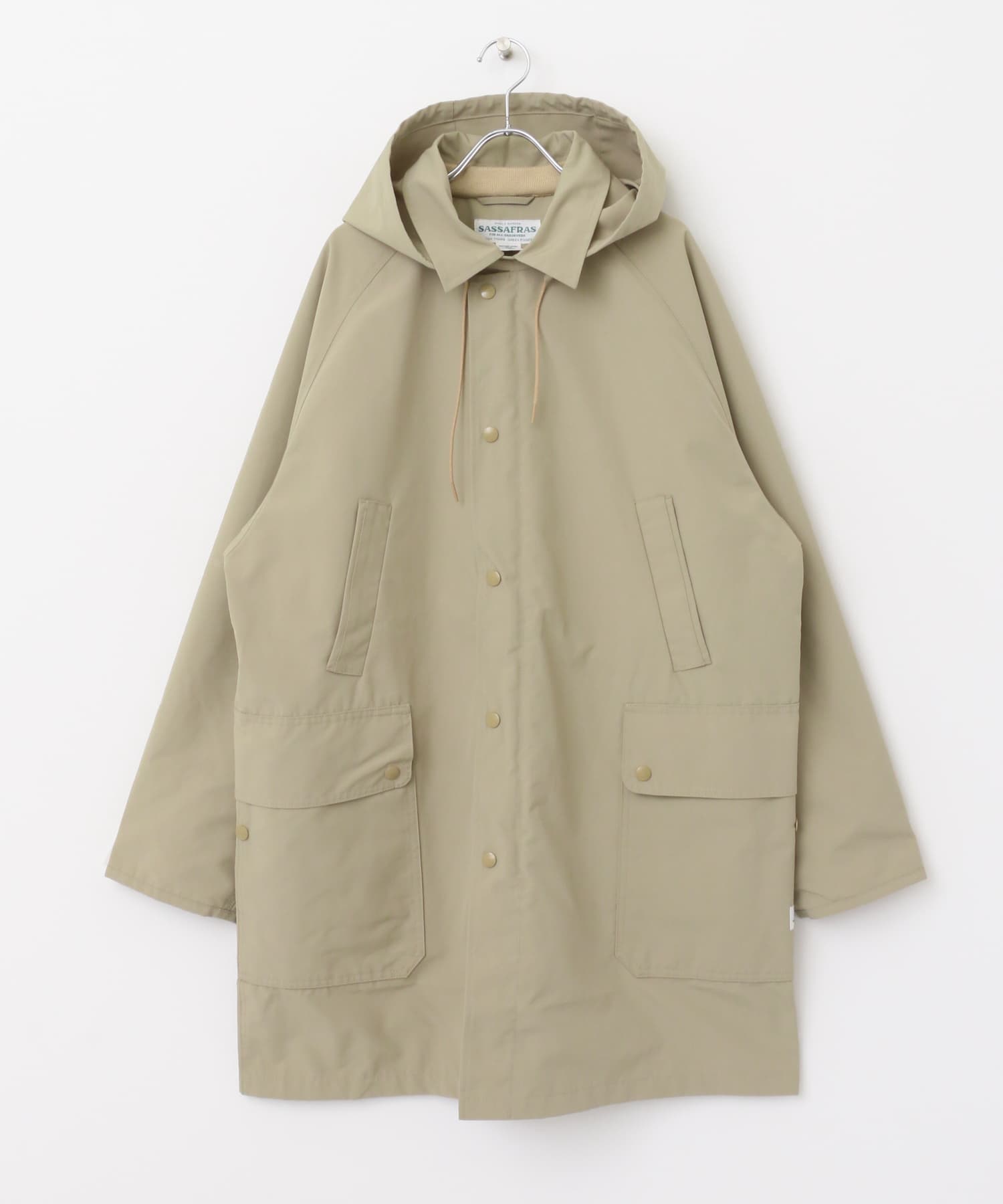 SASSAFRAS　Fall Leaf Coat+ Beige S
