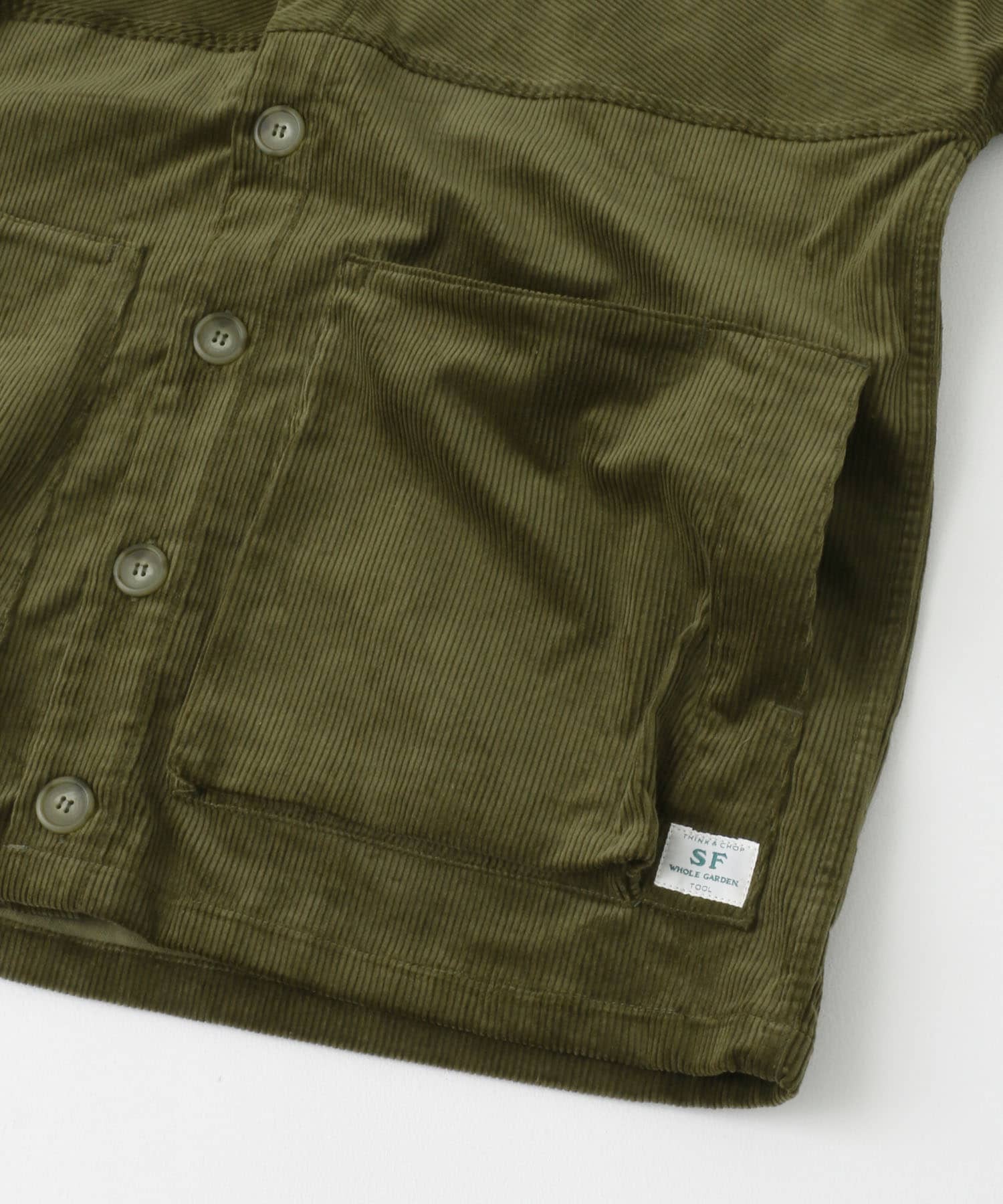 SASSAFRAS　Digs Crew Carde Jacket Olive S