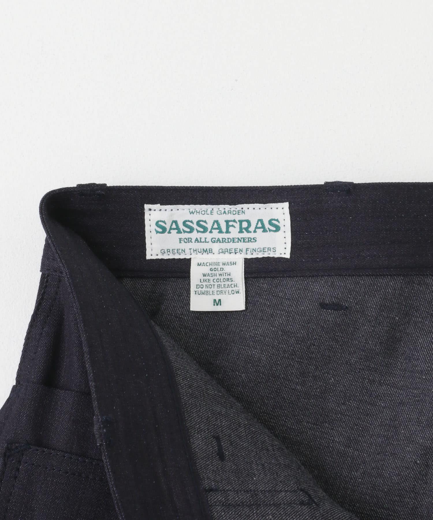 SASSAFRAS　Landscaper Pants Indigo M